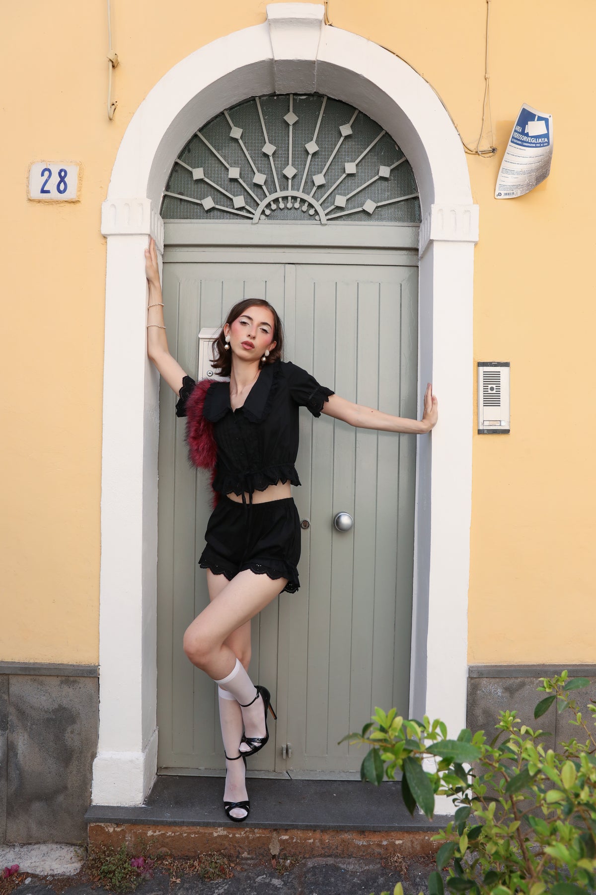 The Colette Blouse I Black