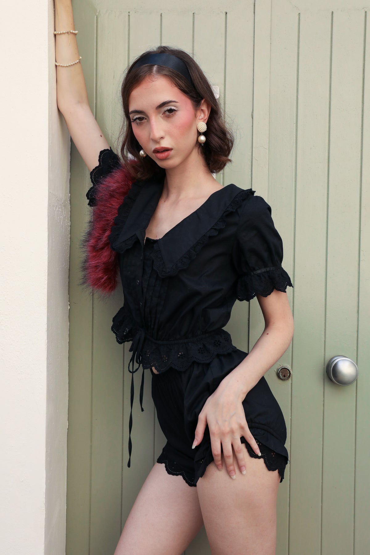 The Colette Blouse I Black