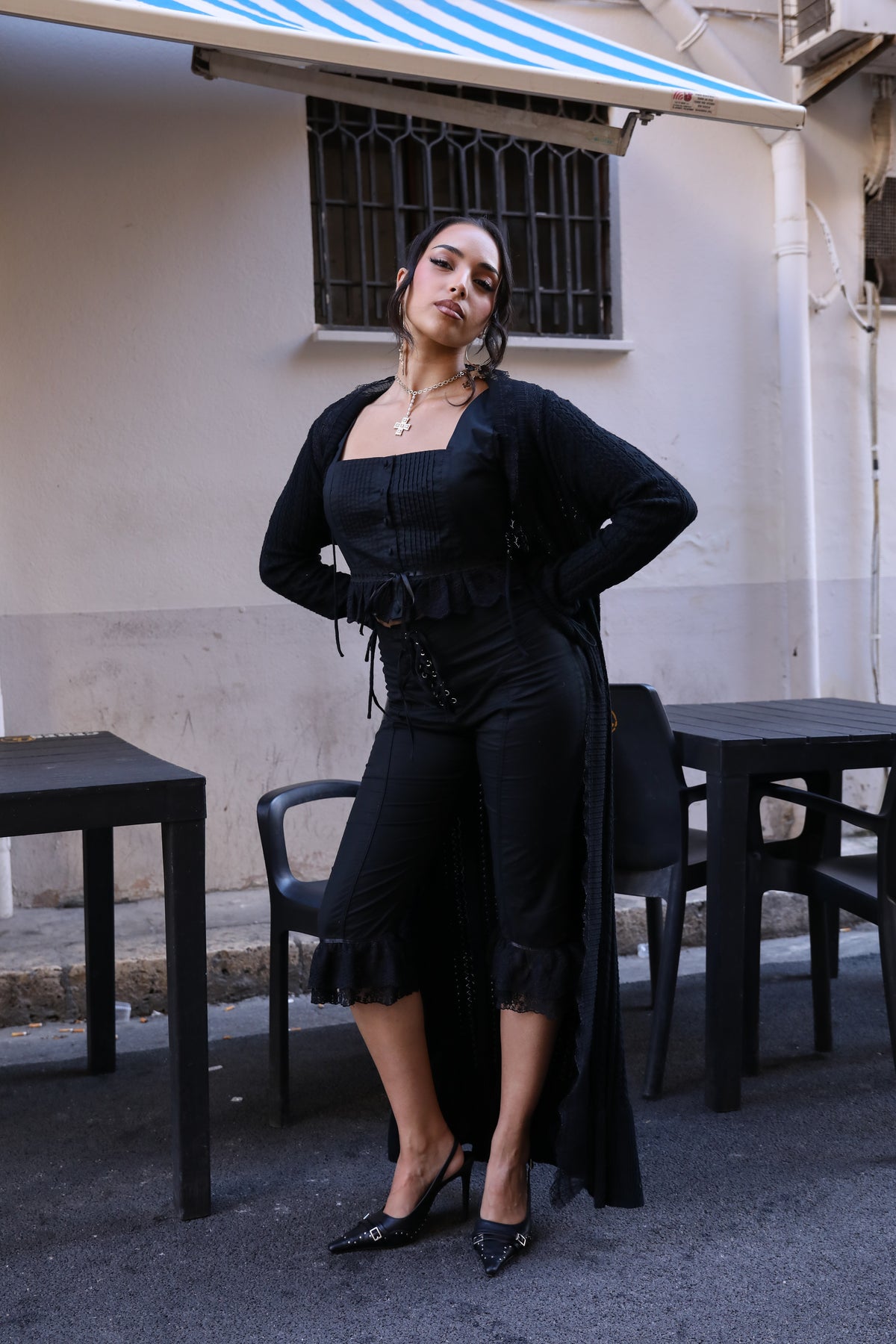 Pantaloni In Bloom I Nero