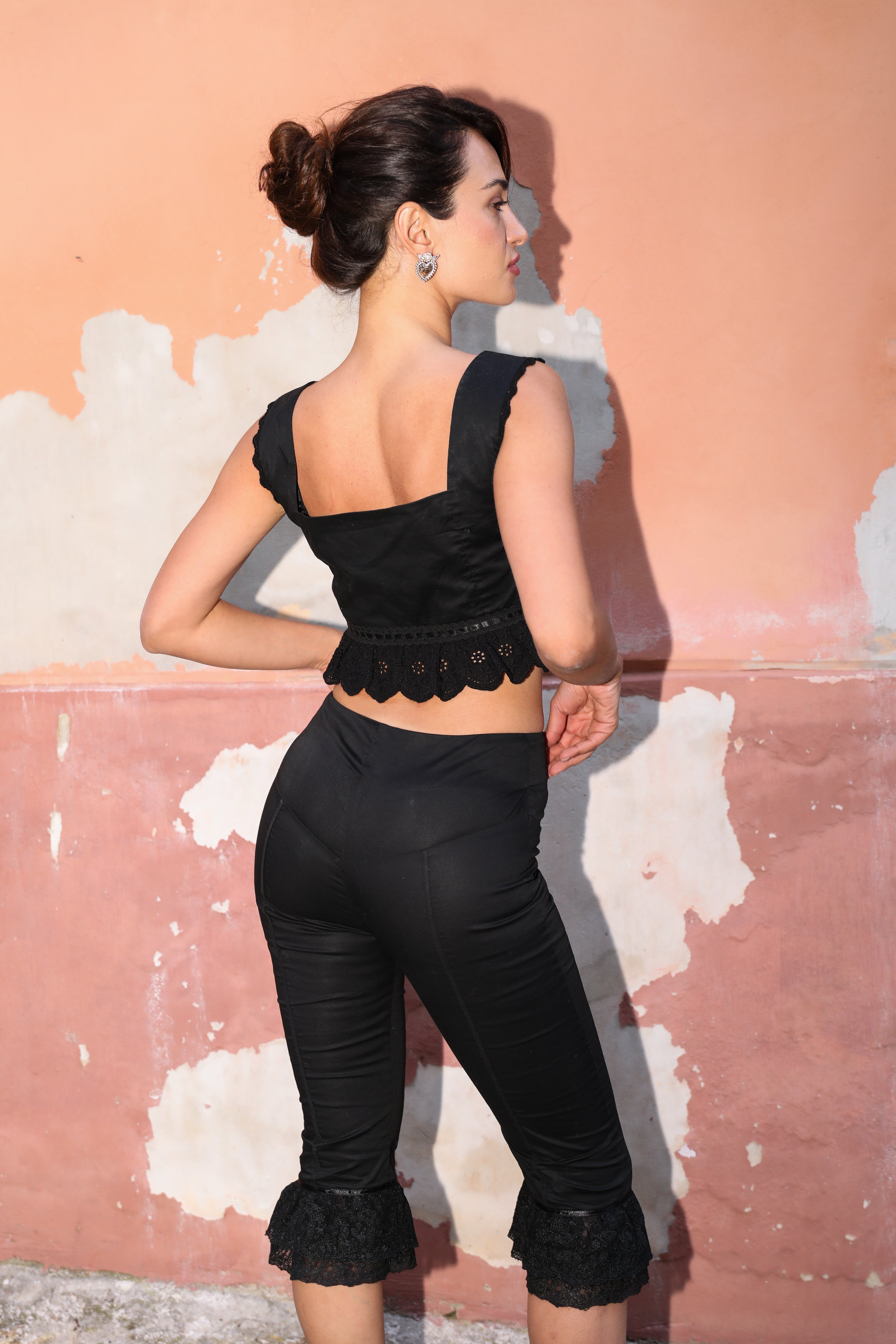 In Bloom Trouser I Black
