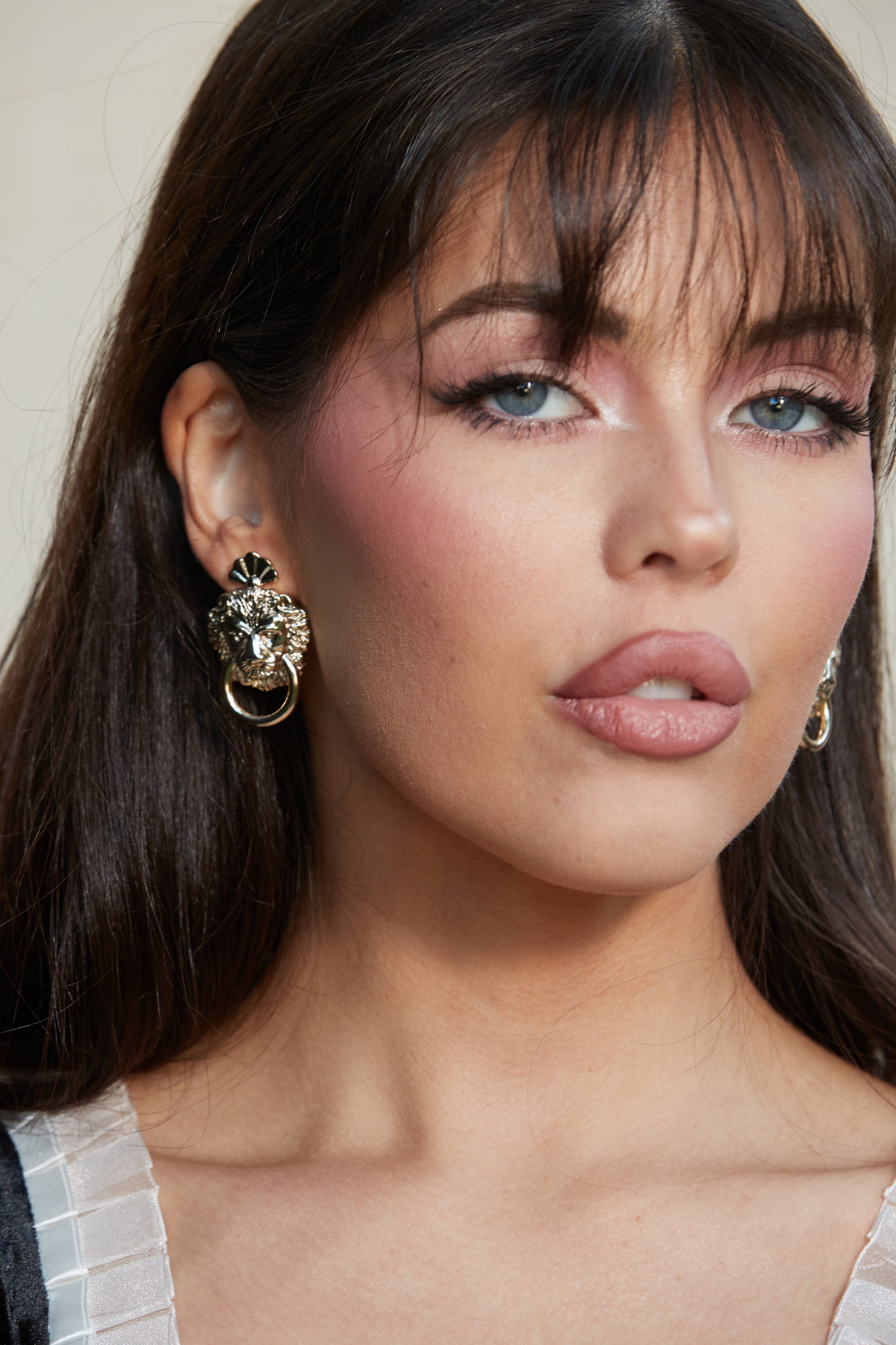 The Leone Door Knocker Earrings-Serpenti Apparel