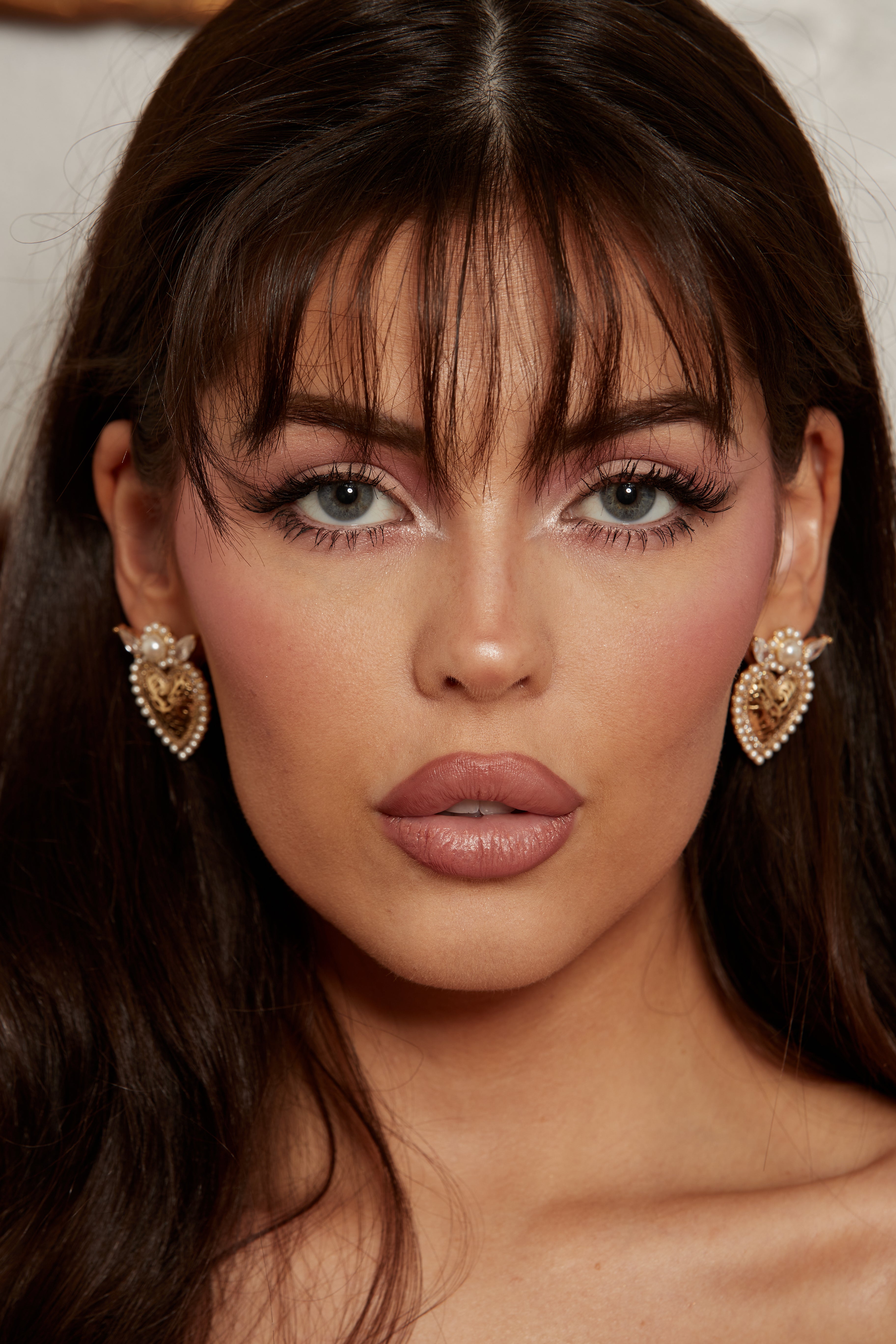 The Heart Diamante Earrings-Serpenti Apparel