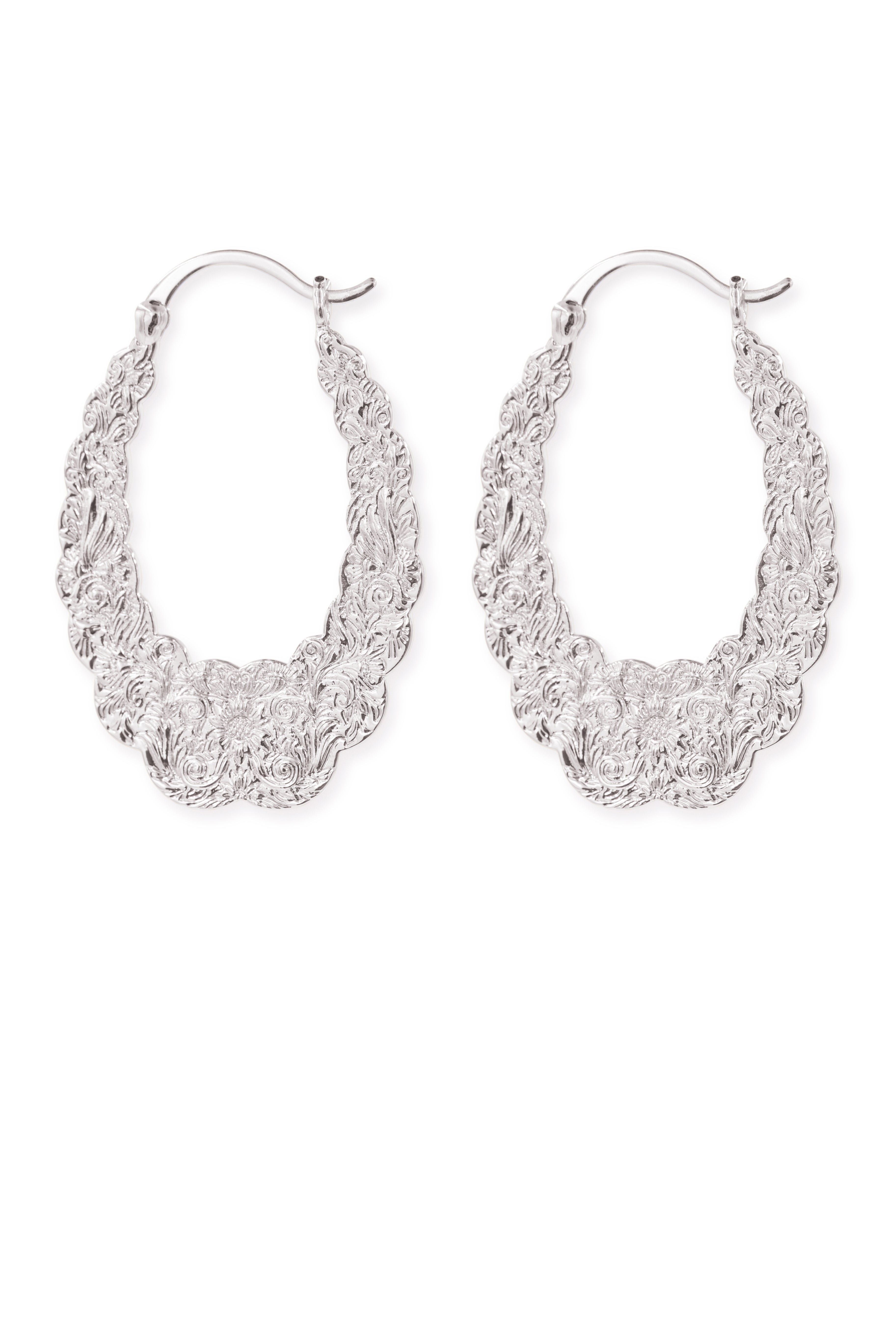 The Salina Scalloped Earrings-Serpenti Apparel