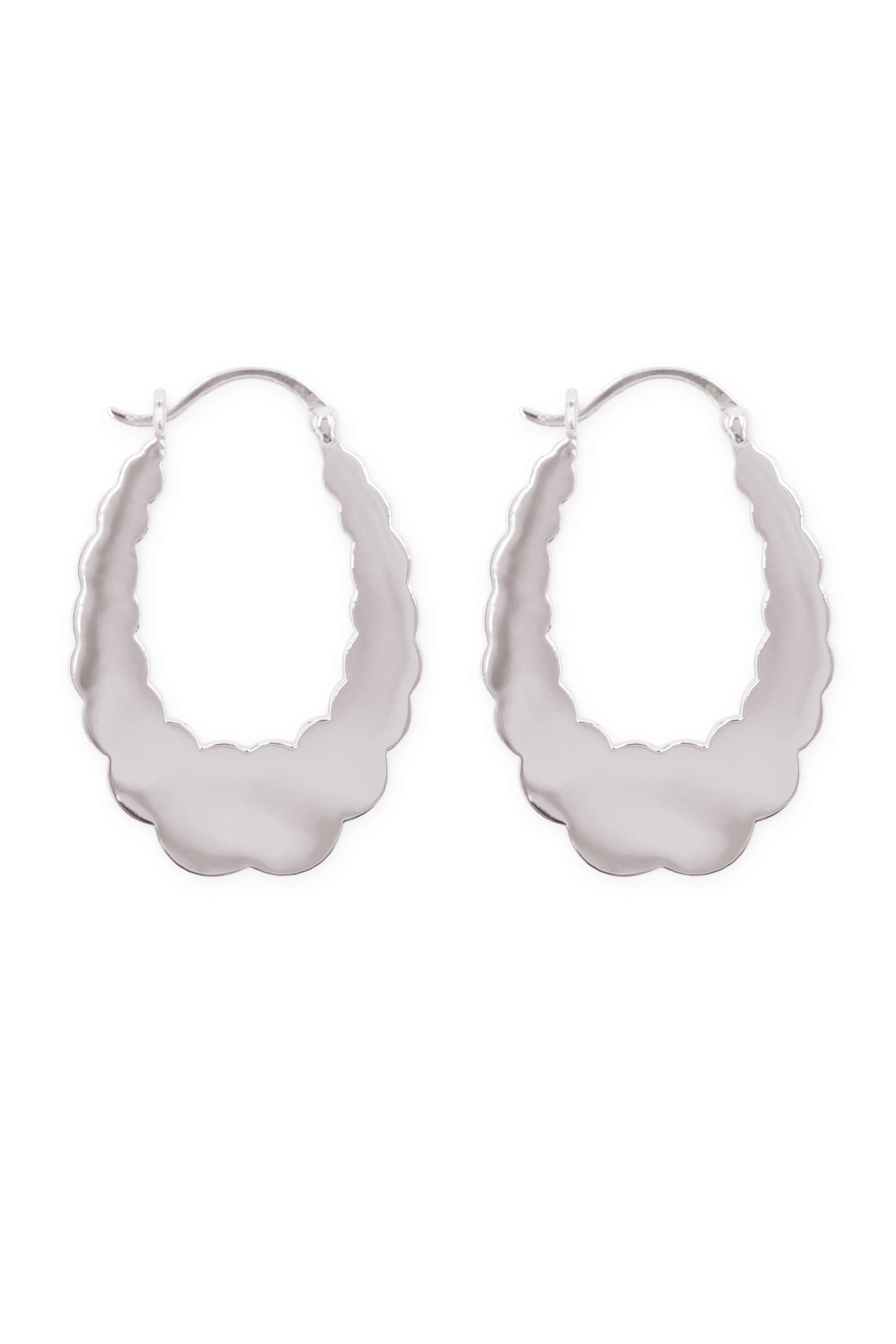 The Salina Scalloped Earrings-Serpenti Apparel