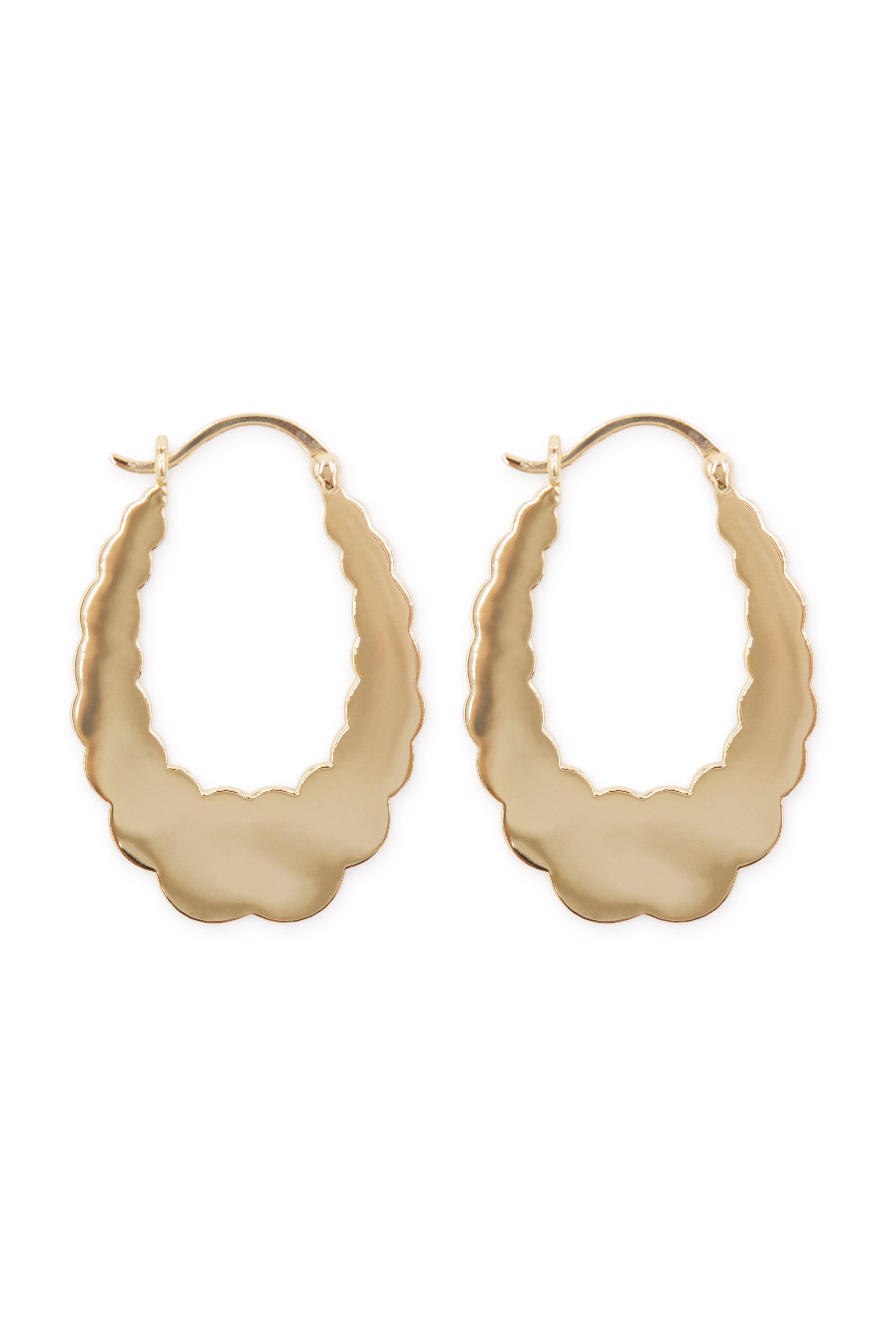 The Salina Scalloped Earrings