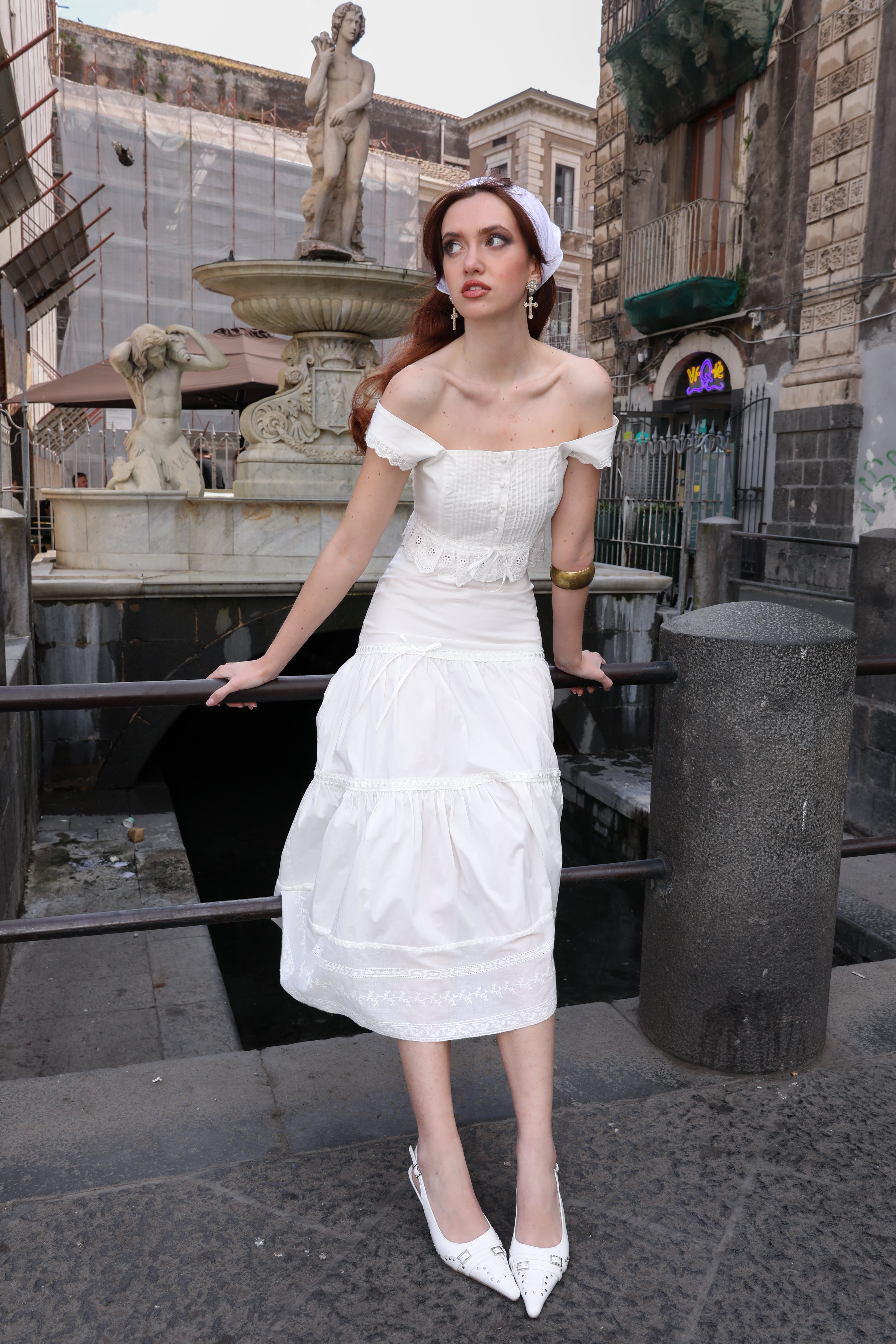 The Contadina Skirt-Serpenti Apparel