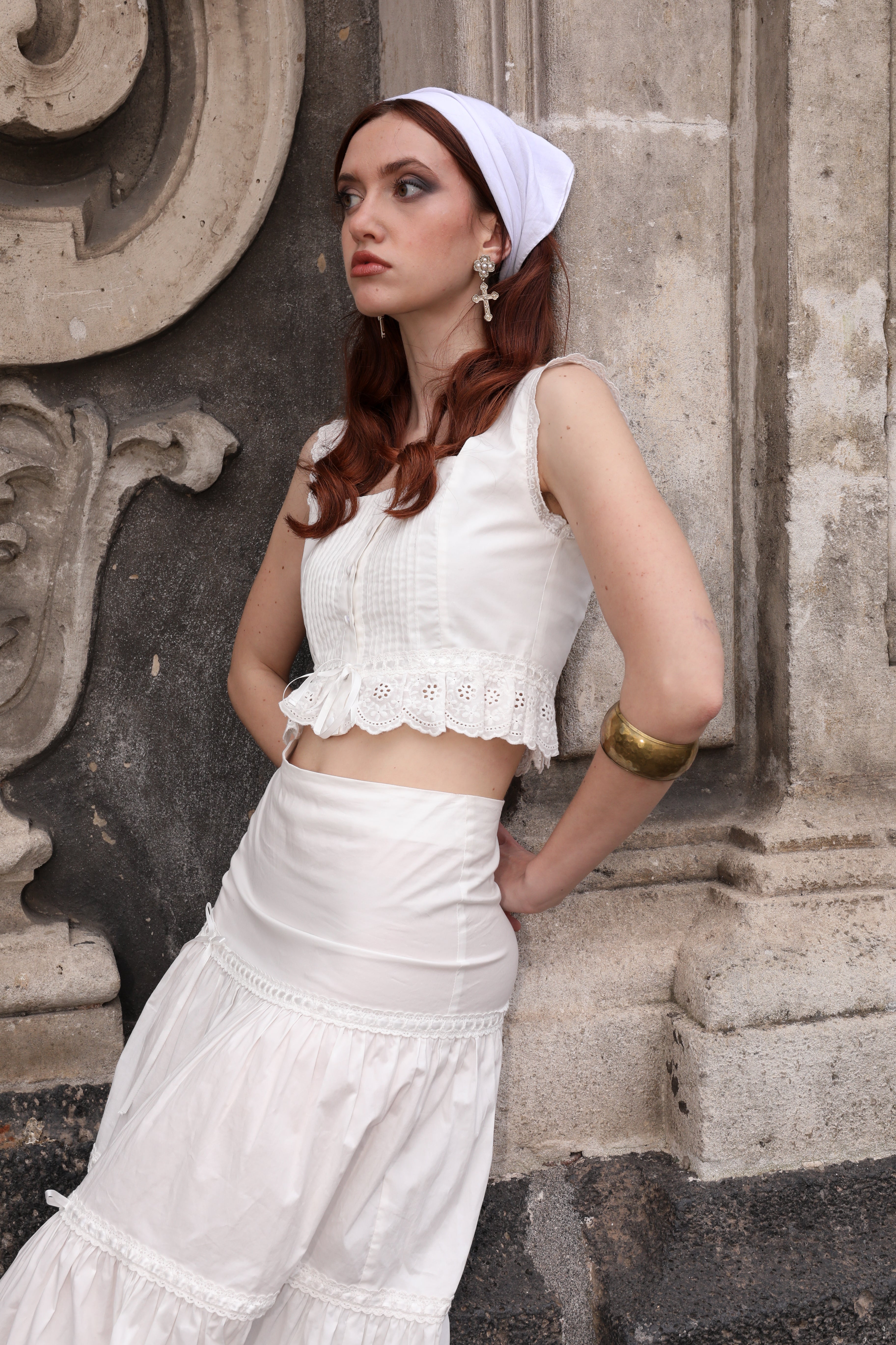 The Contadina Skirt-Serpenti Apparel