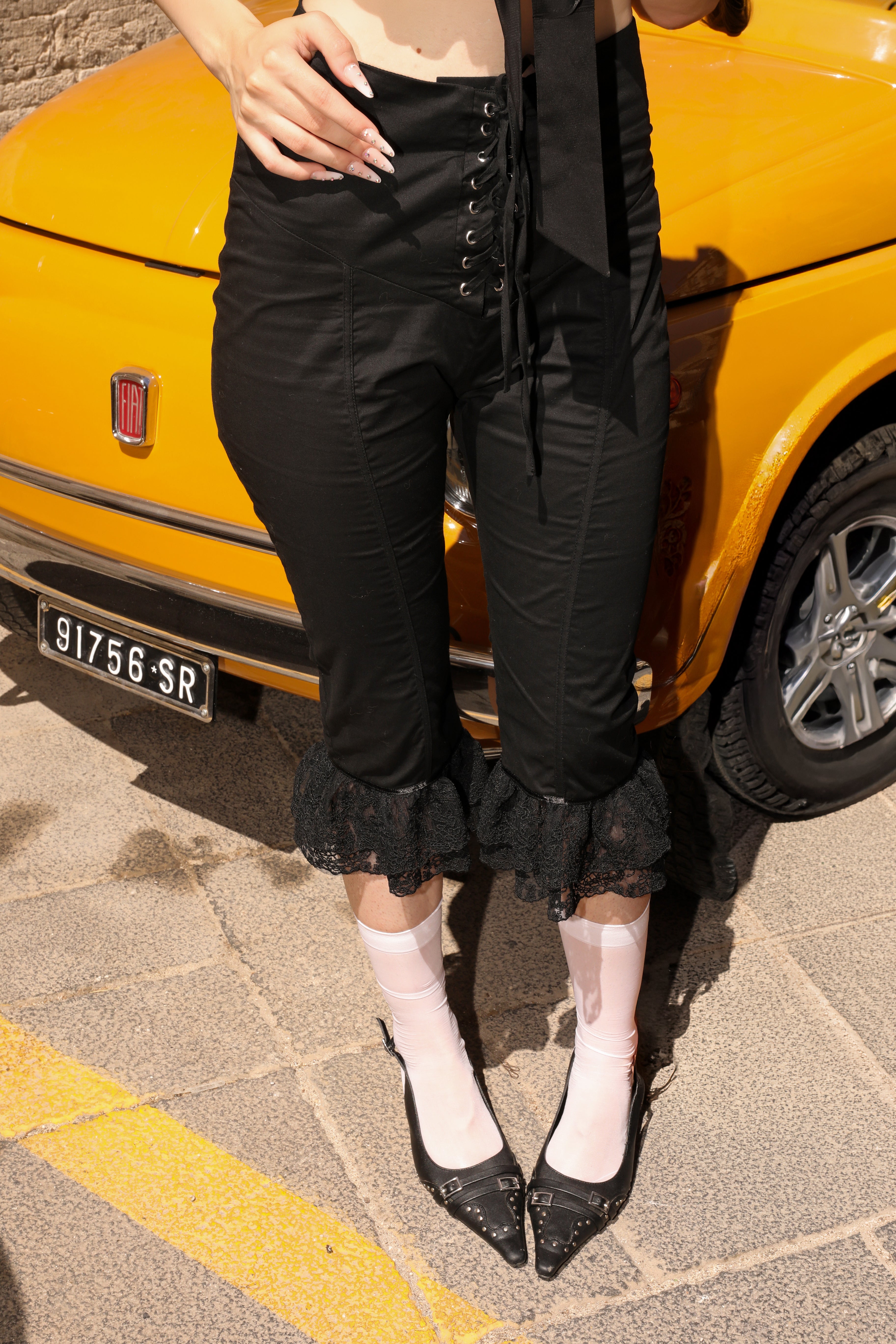 In Bloom Trouser I Black