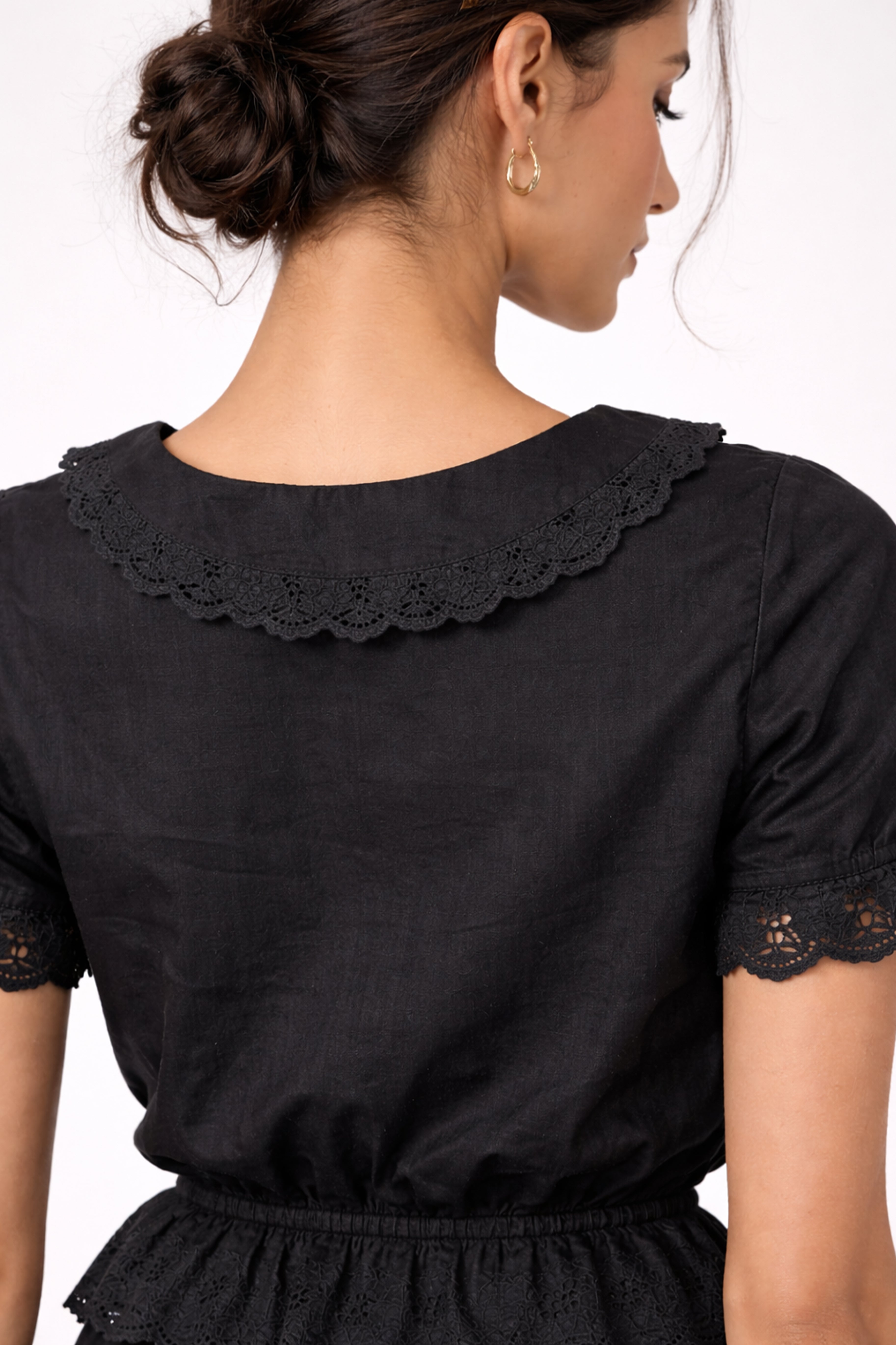 The Colette Blouse I Black