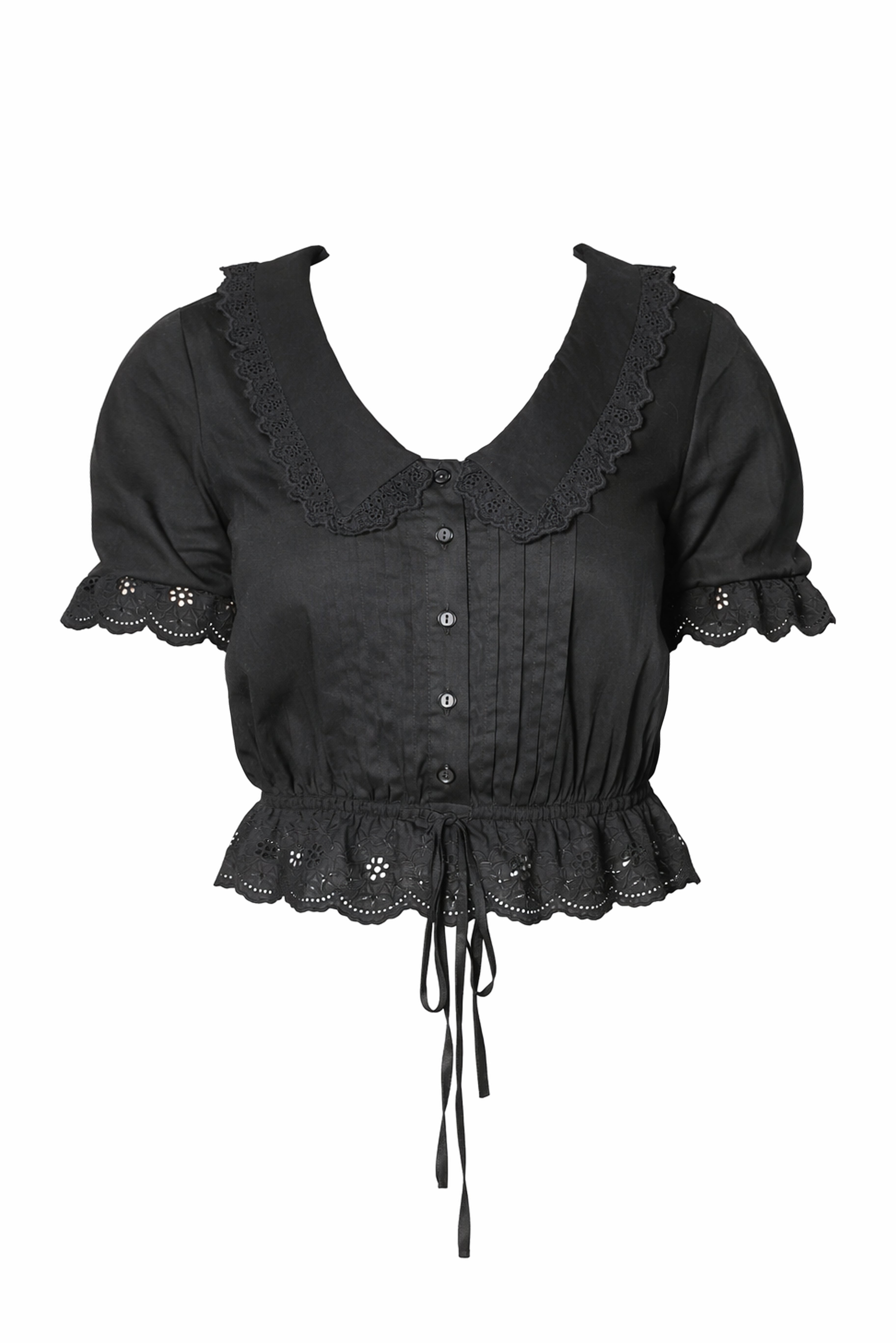 The Colette Blouse I Black