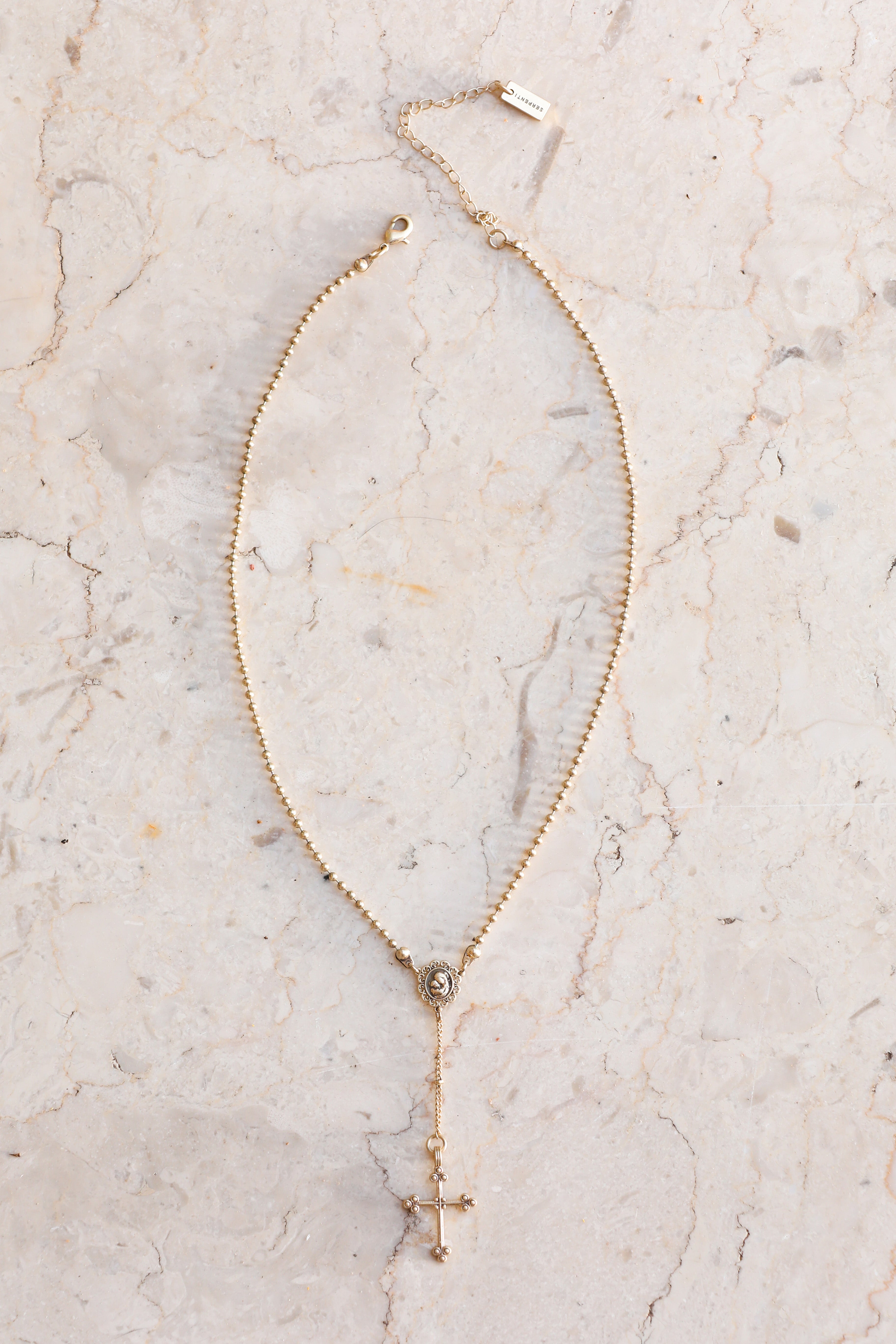 The Mini Rosary Necklace-Serpenti Apparel