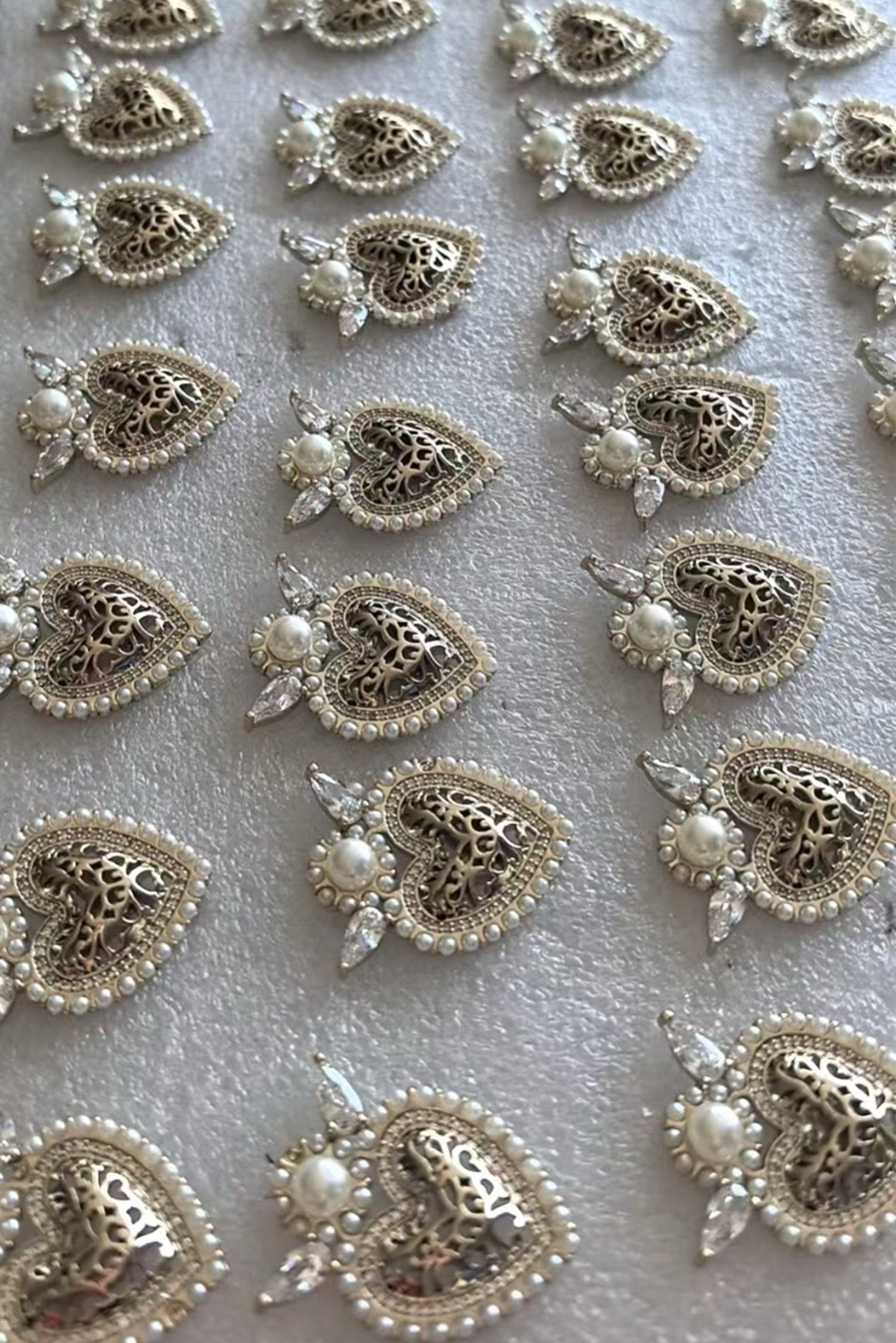 The Heart Diamante Earrings-Serpenti Apparel