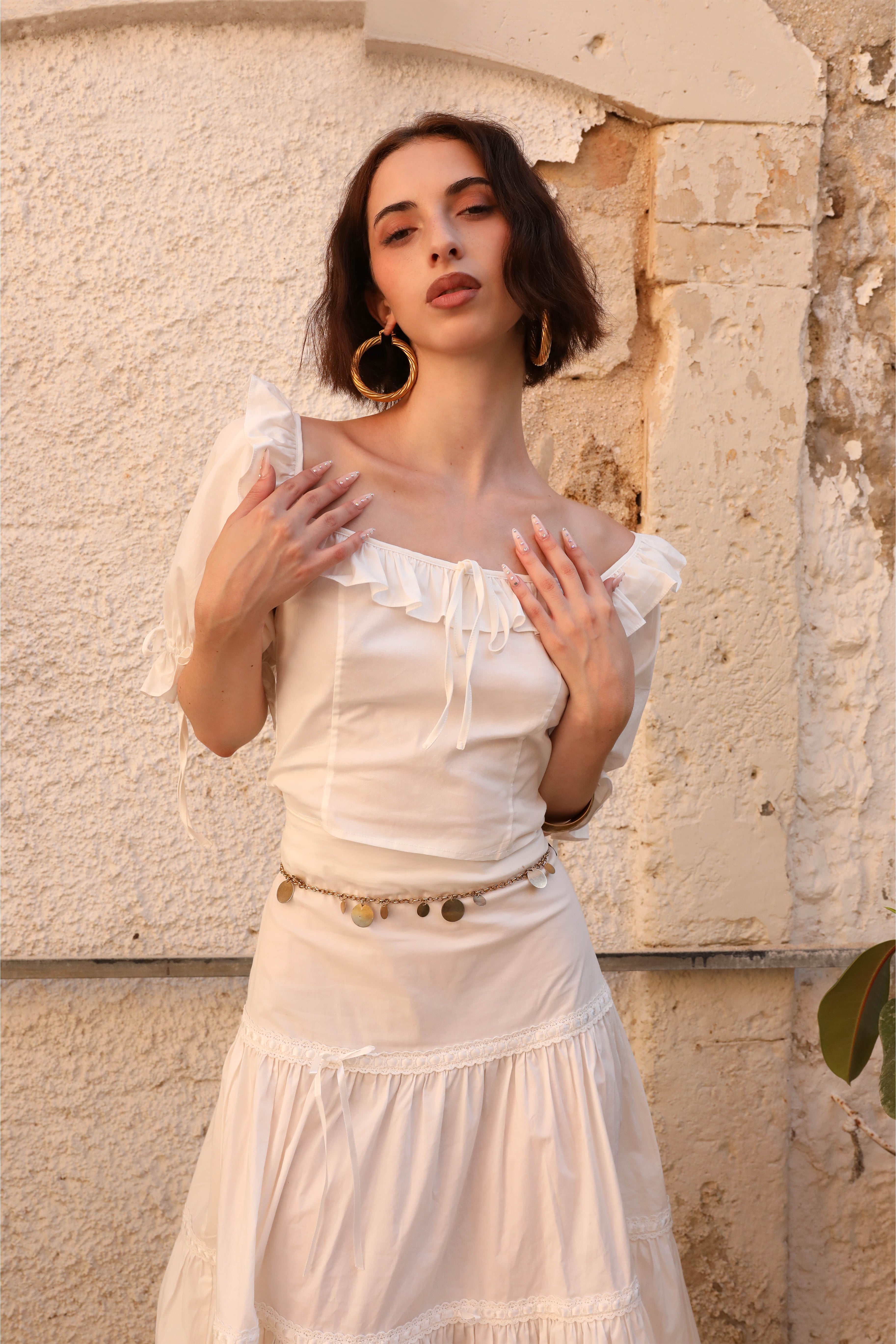 The Painter's Blouse I White