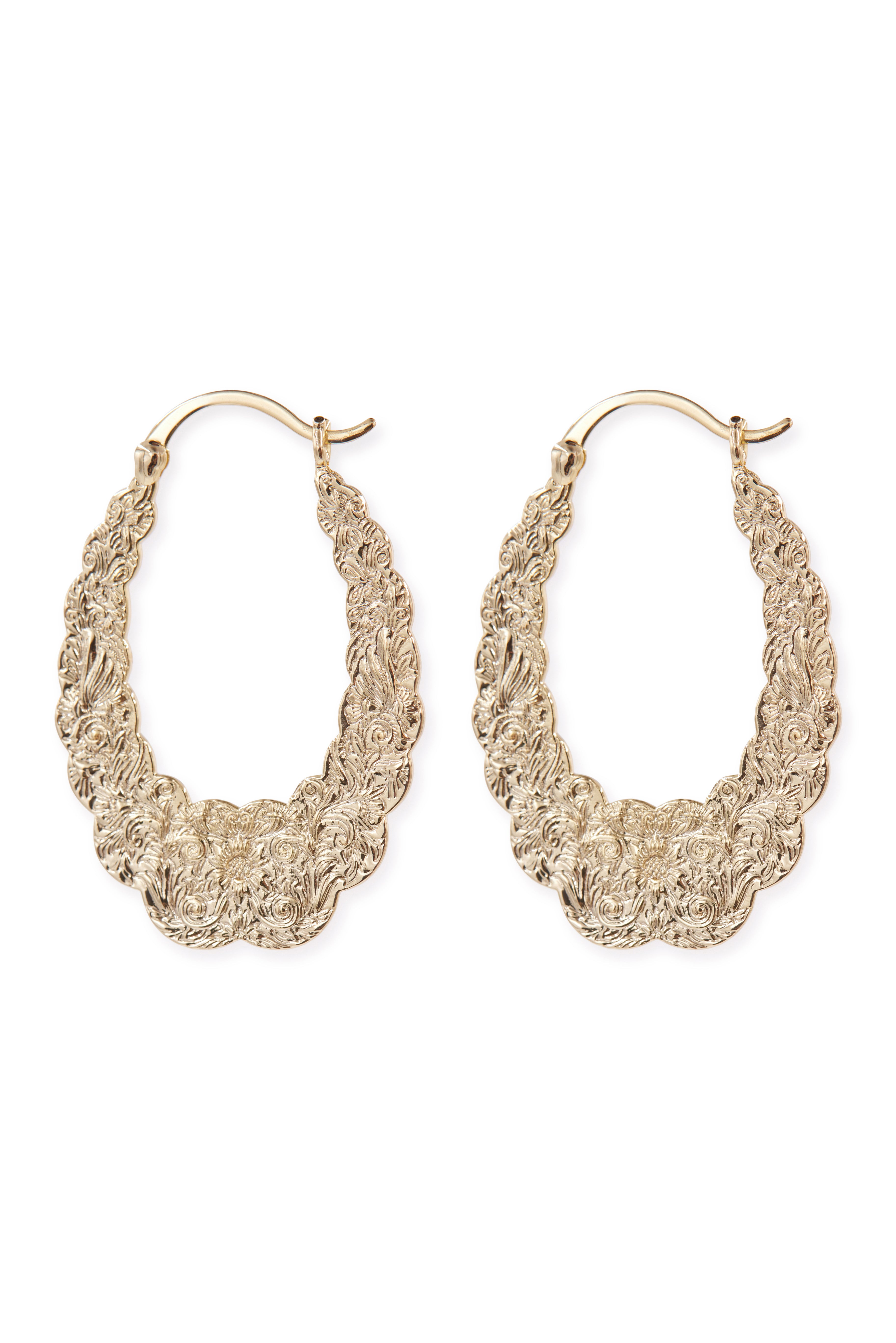 The Salina Scalloped Earrings