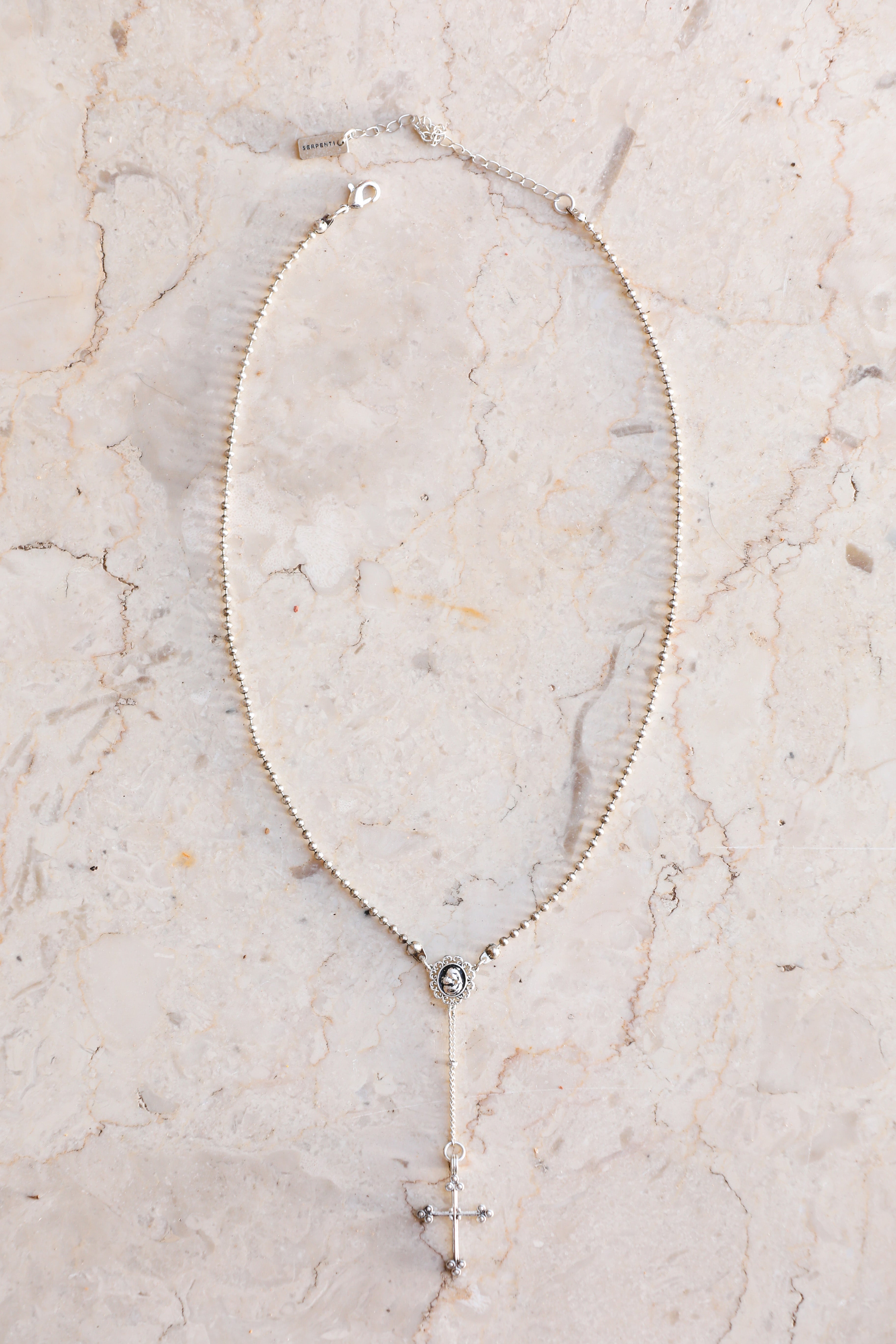 The Mini Rosary Necklace-Serpenti Apparel