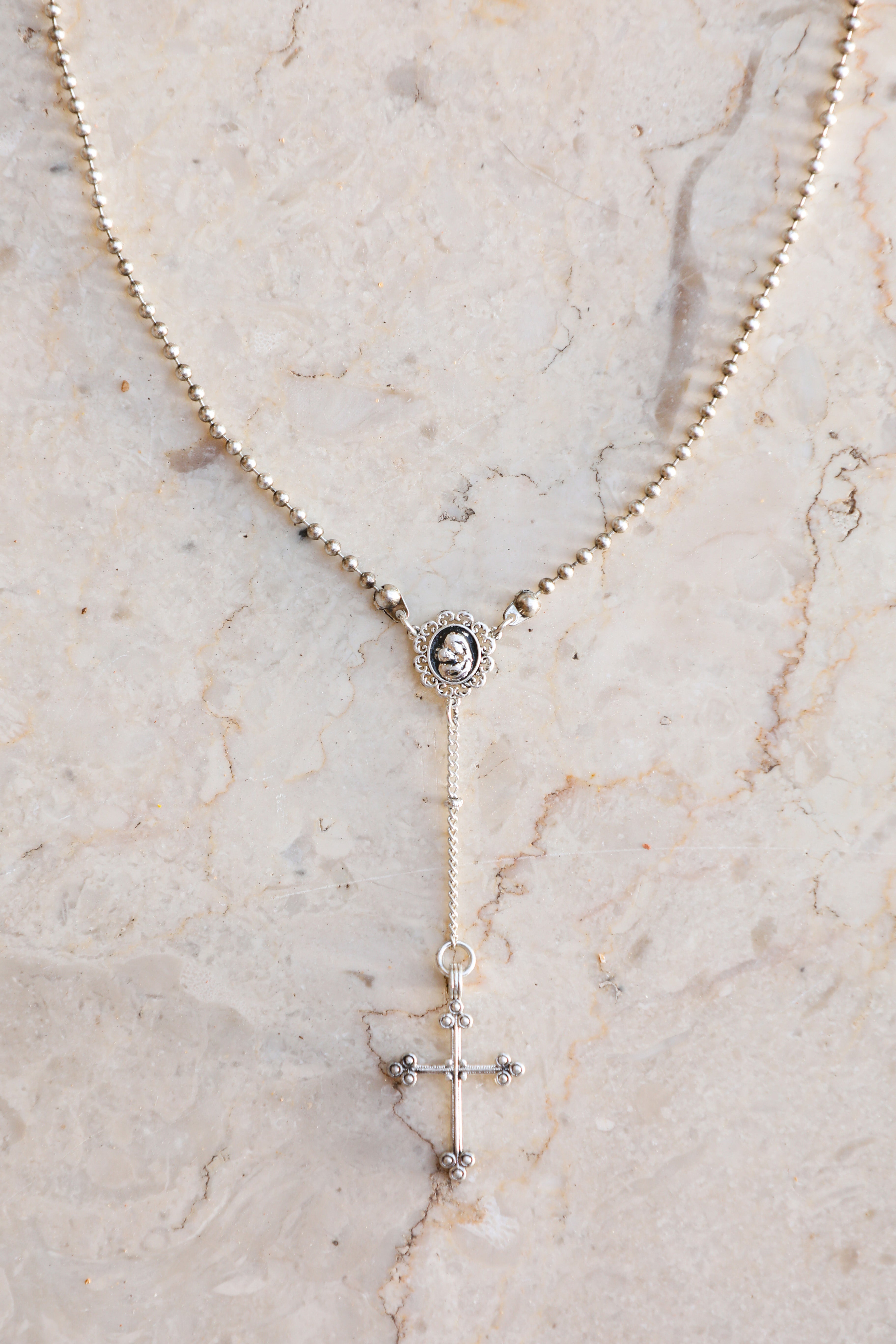 The Mini Rosary Necklace-Serpenti Apparel