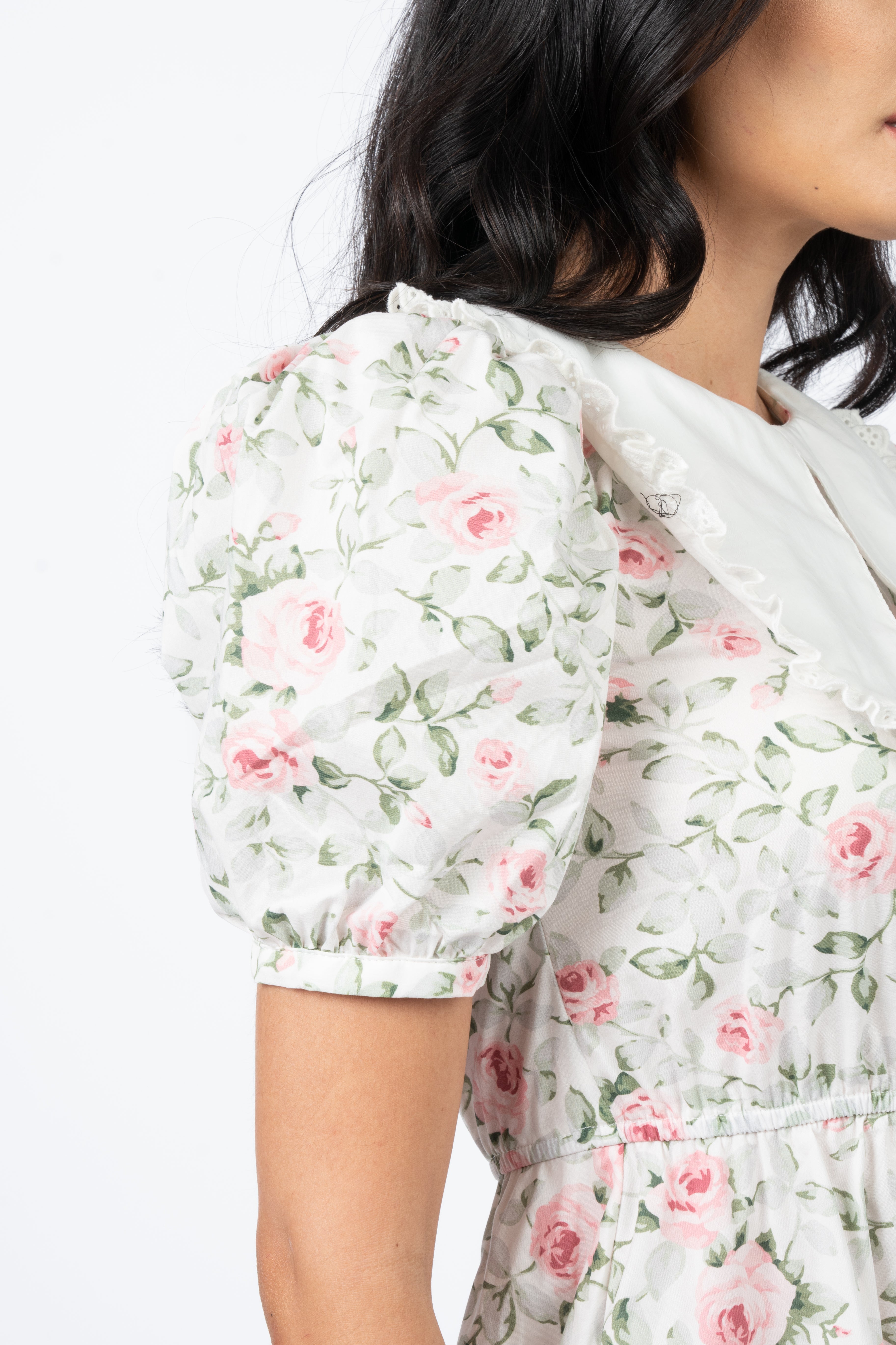The Mary Elizabeth Dress - Rose Print-Serpenti Apparel