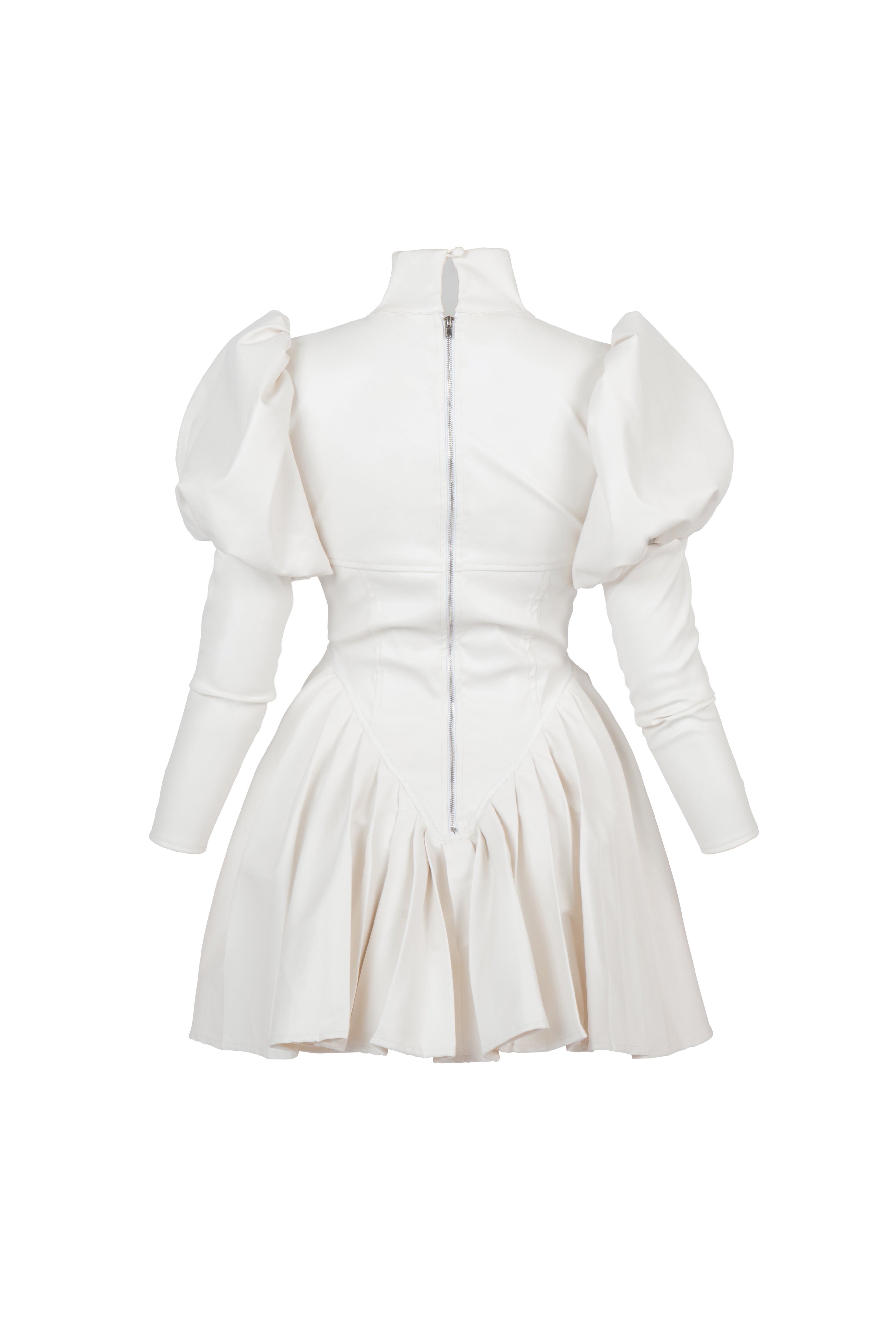 The Torino Dress - White-Serpenti Apparel