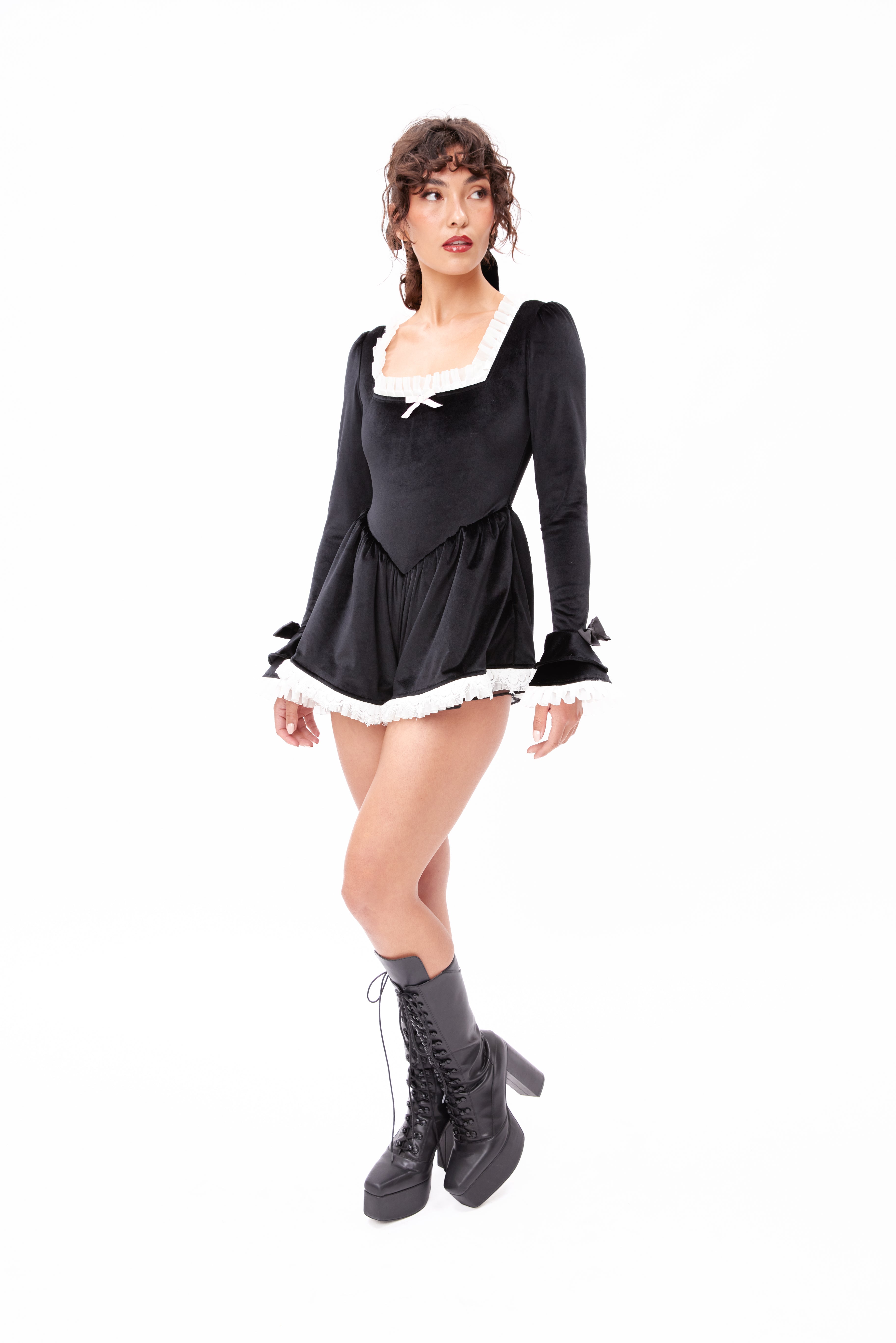 The Marie Antoinette Playsuit-Serpenti Apparel