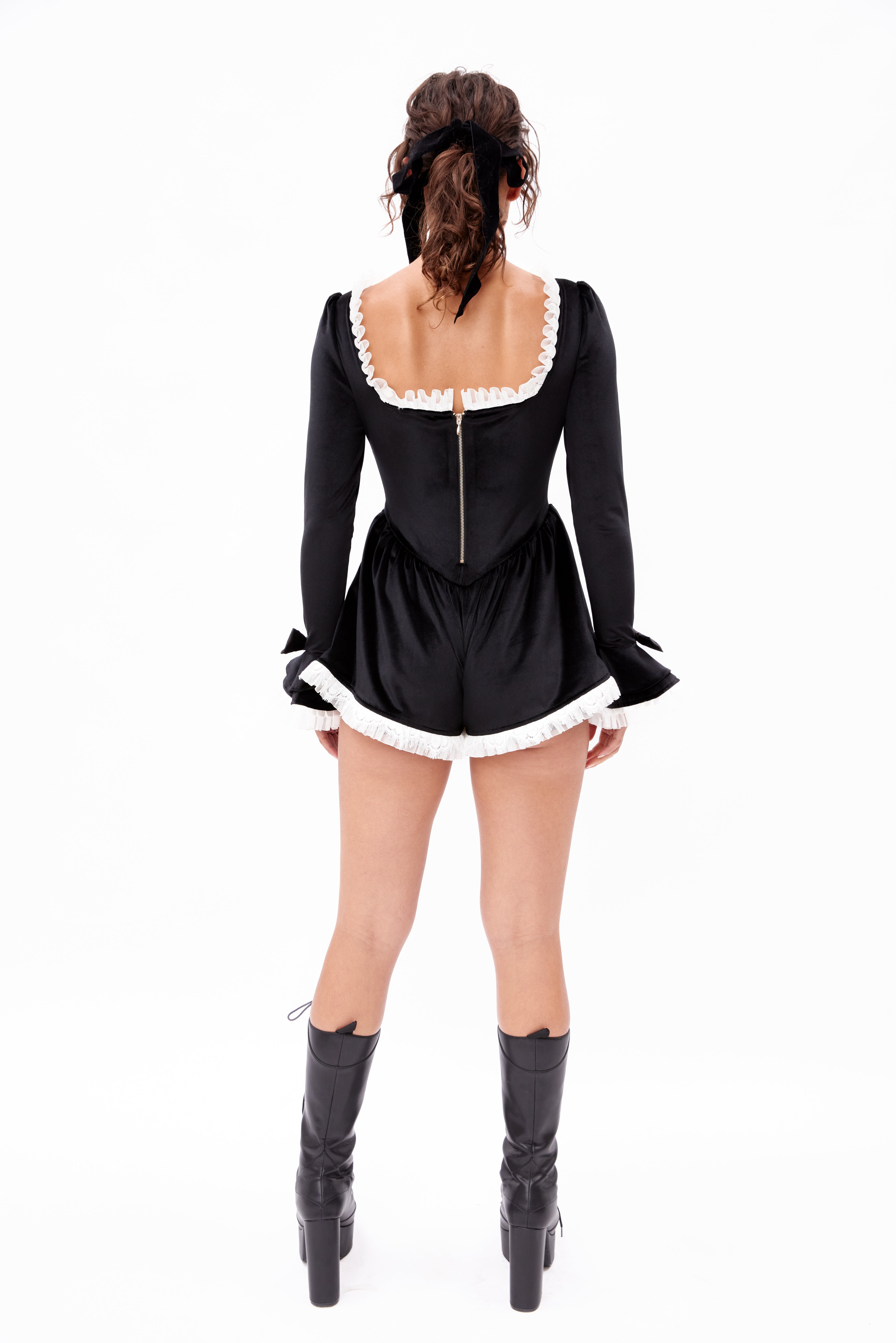 The Marie Antoinette Playsuit-Serpenti Apparel