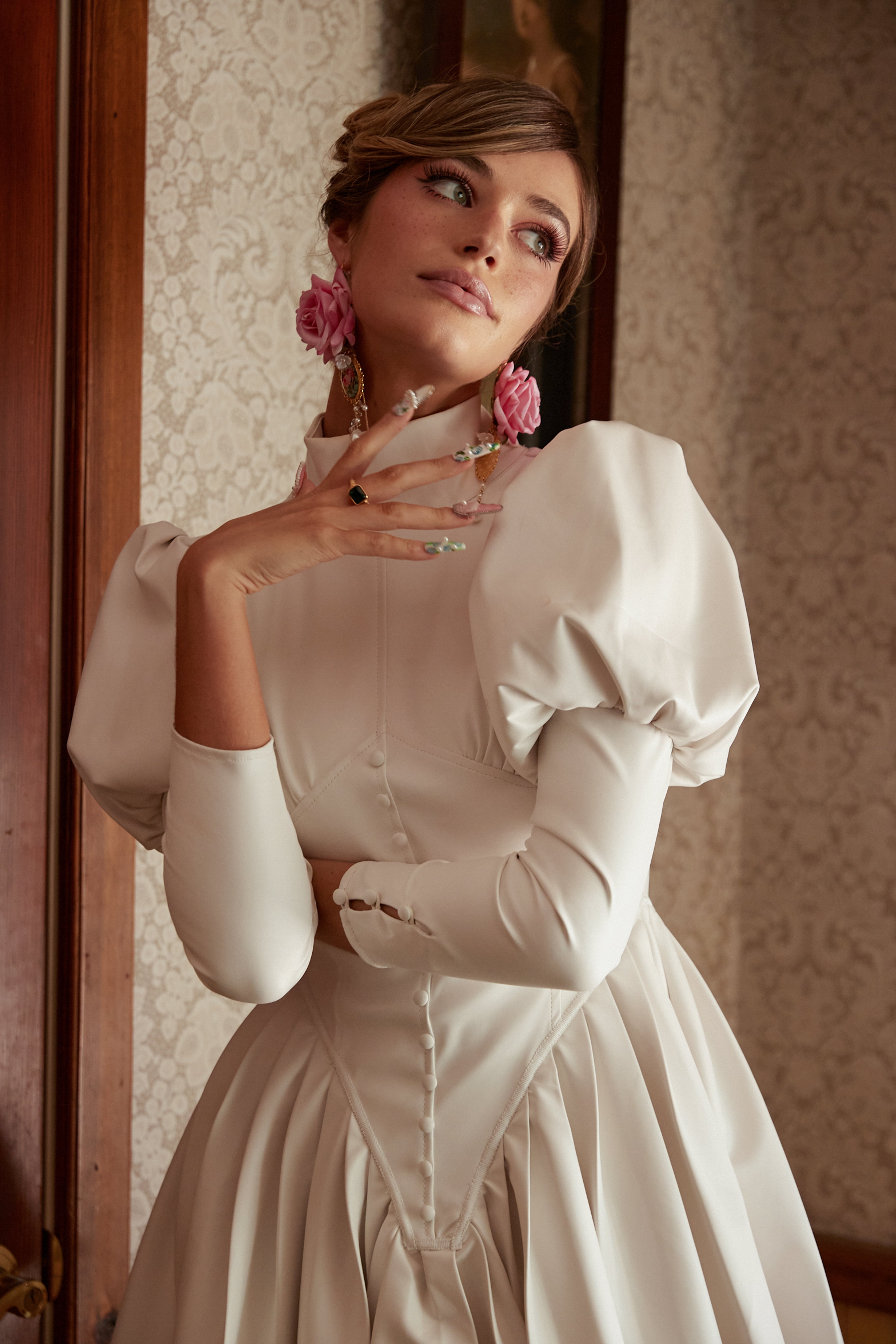 The Torino Dress - White-Serpenti Apparel