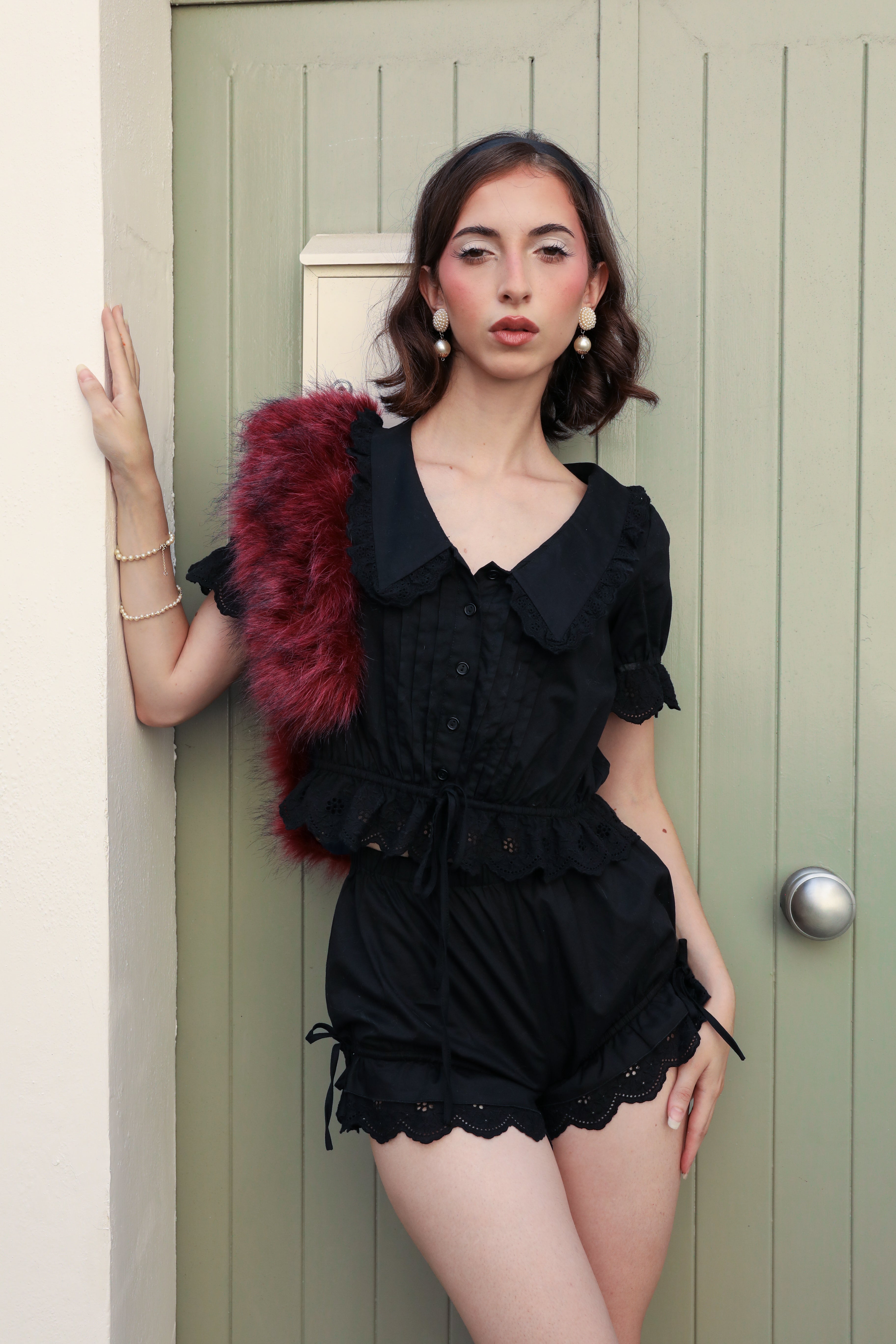 The Colette Blouse I Black