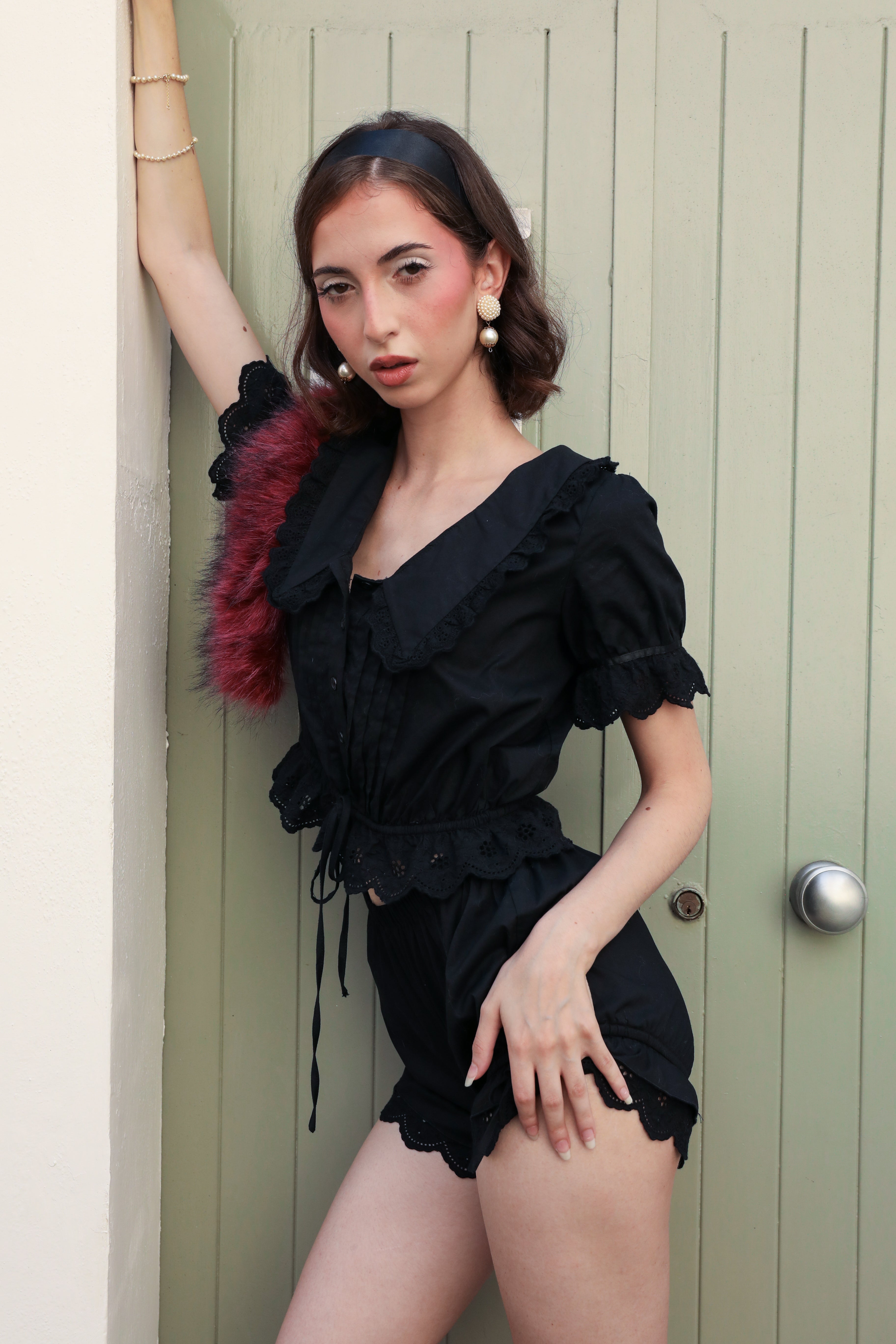The Colette Blouse I Black