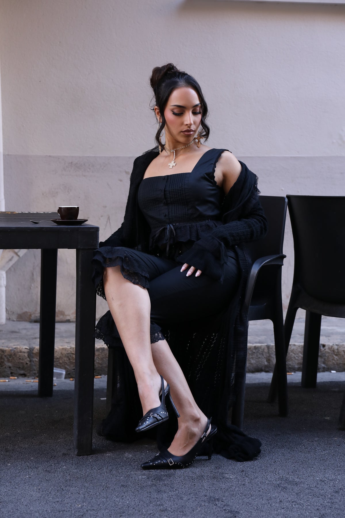 Pantaloni In Bloom I Nero