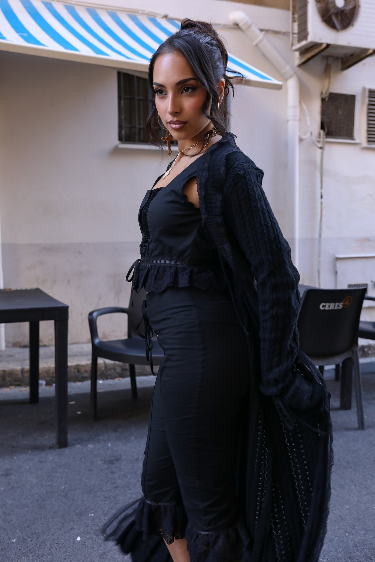 Pantaloni In Bloom I Nero