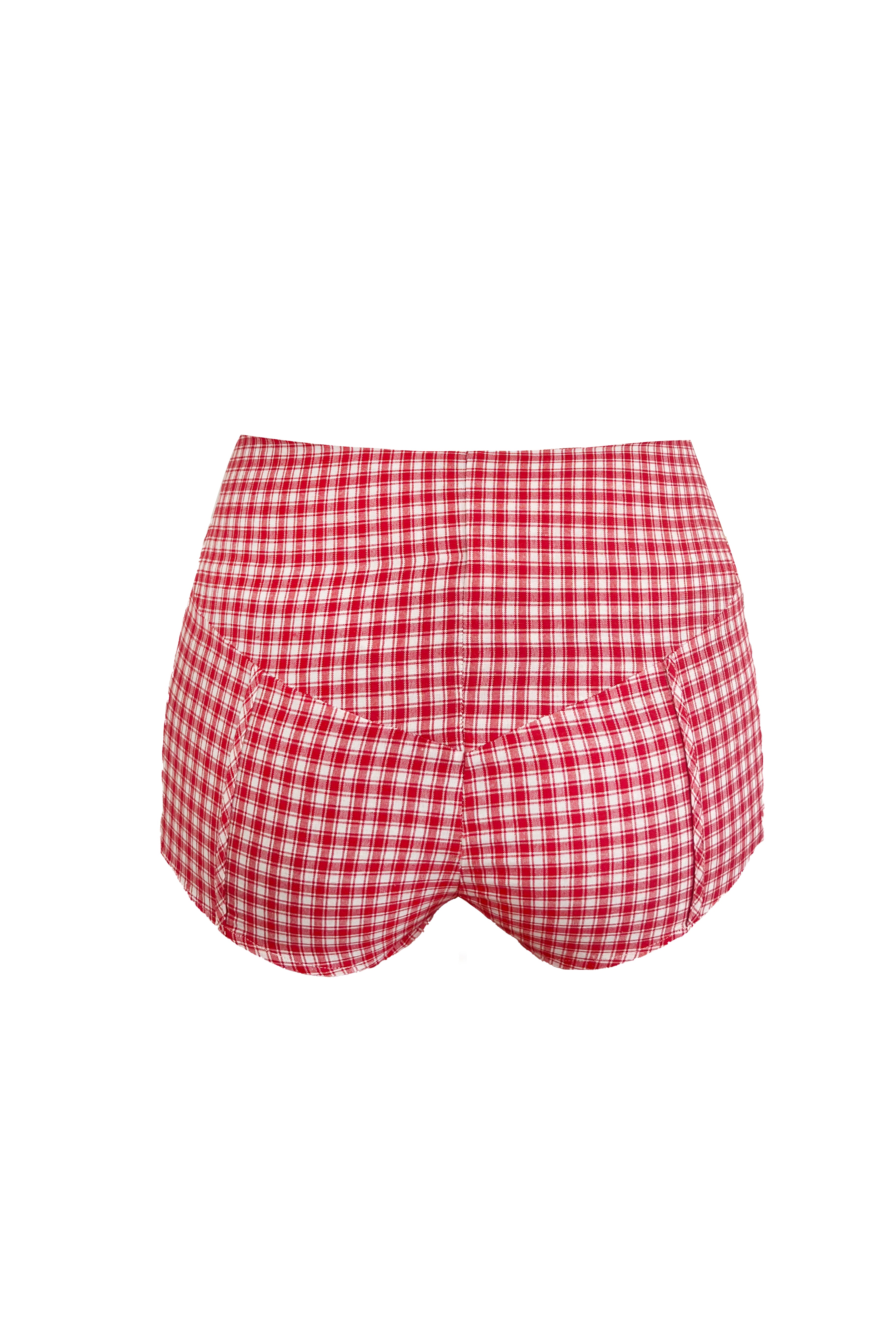 The Gingham Micro Shorts