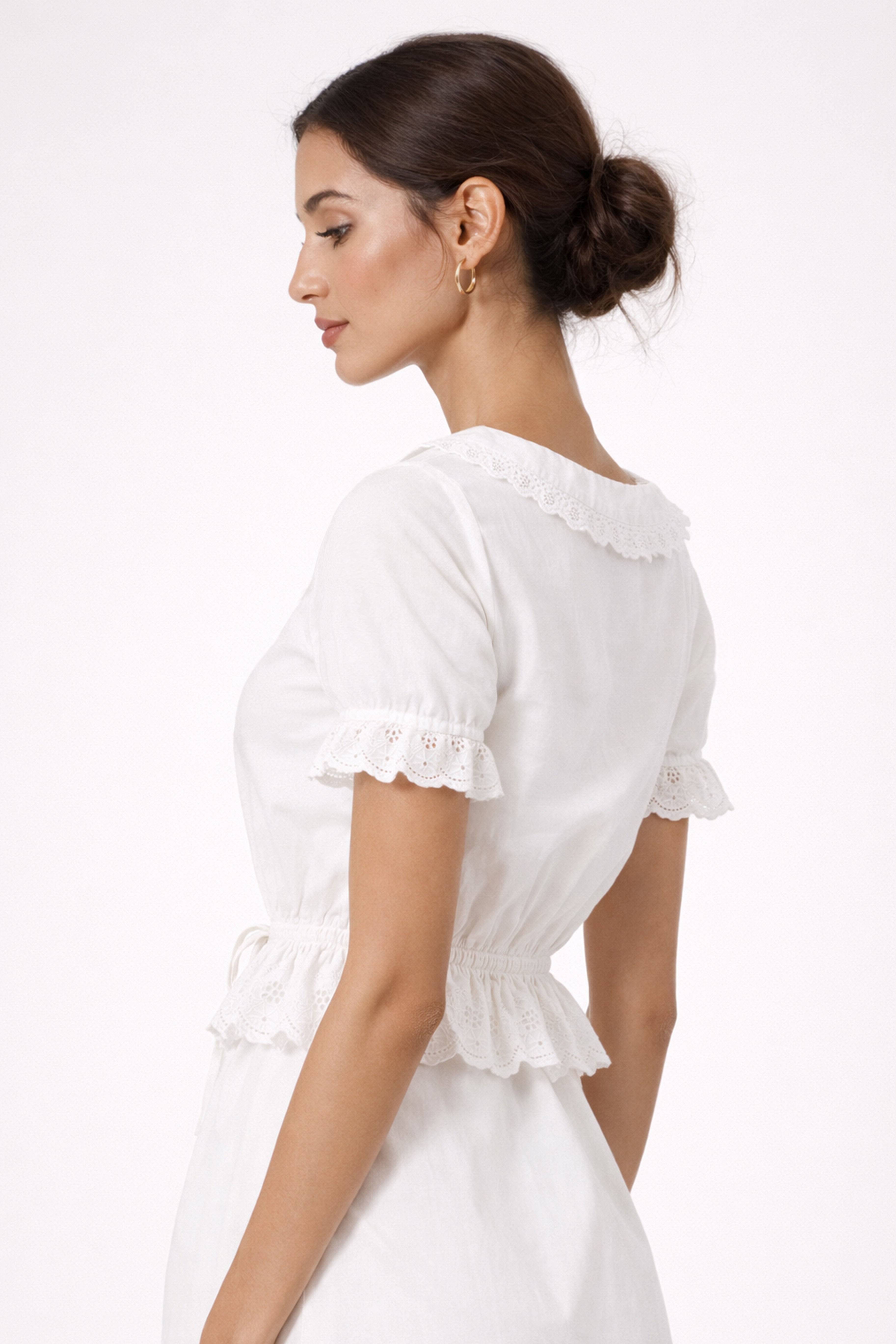 The Colette Blouse I White
