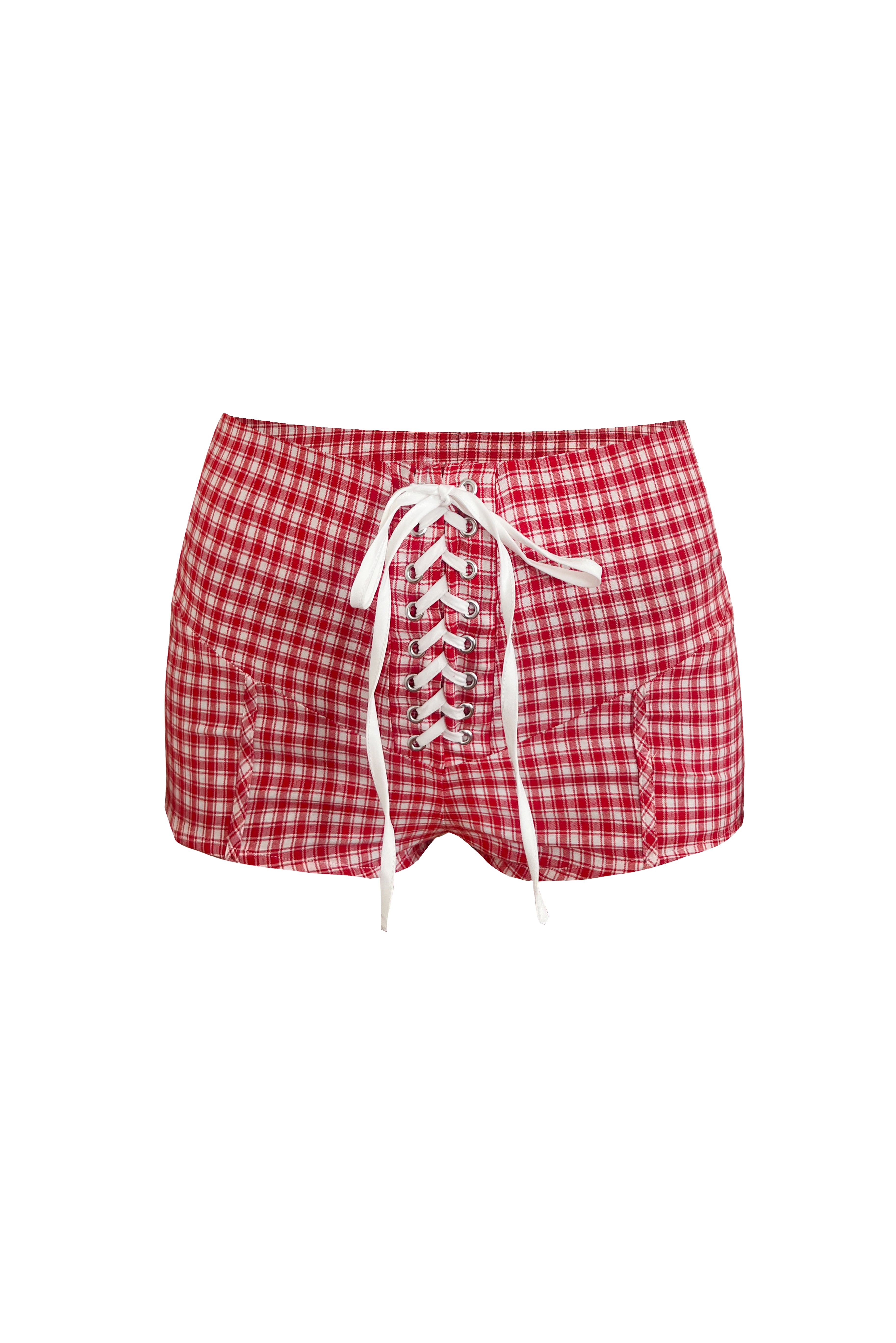 The Gingham Micro Shorts