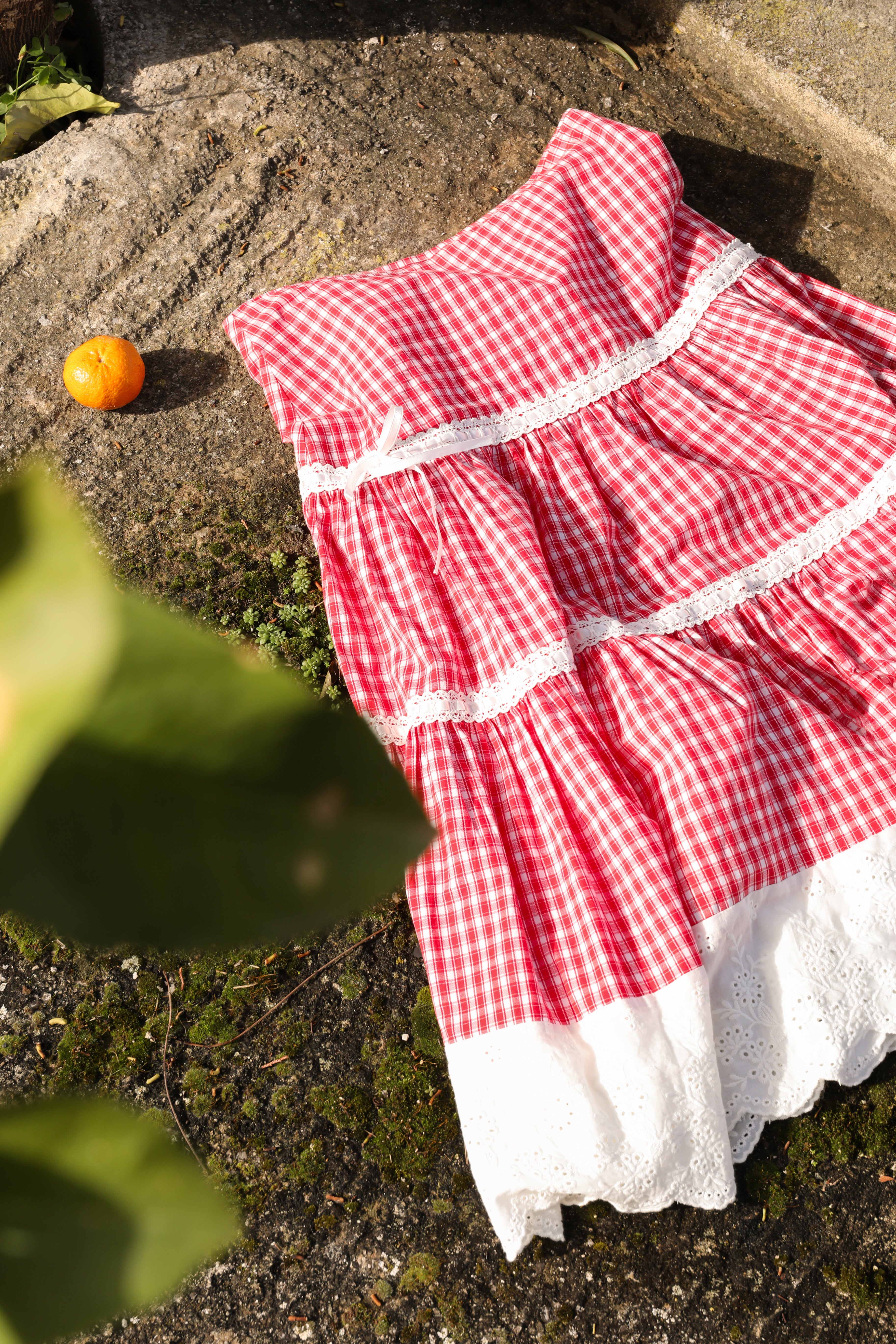 The Gingham Contadina Skirt