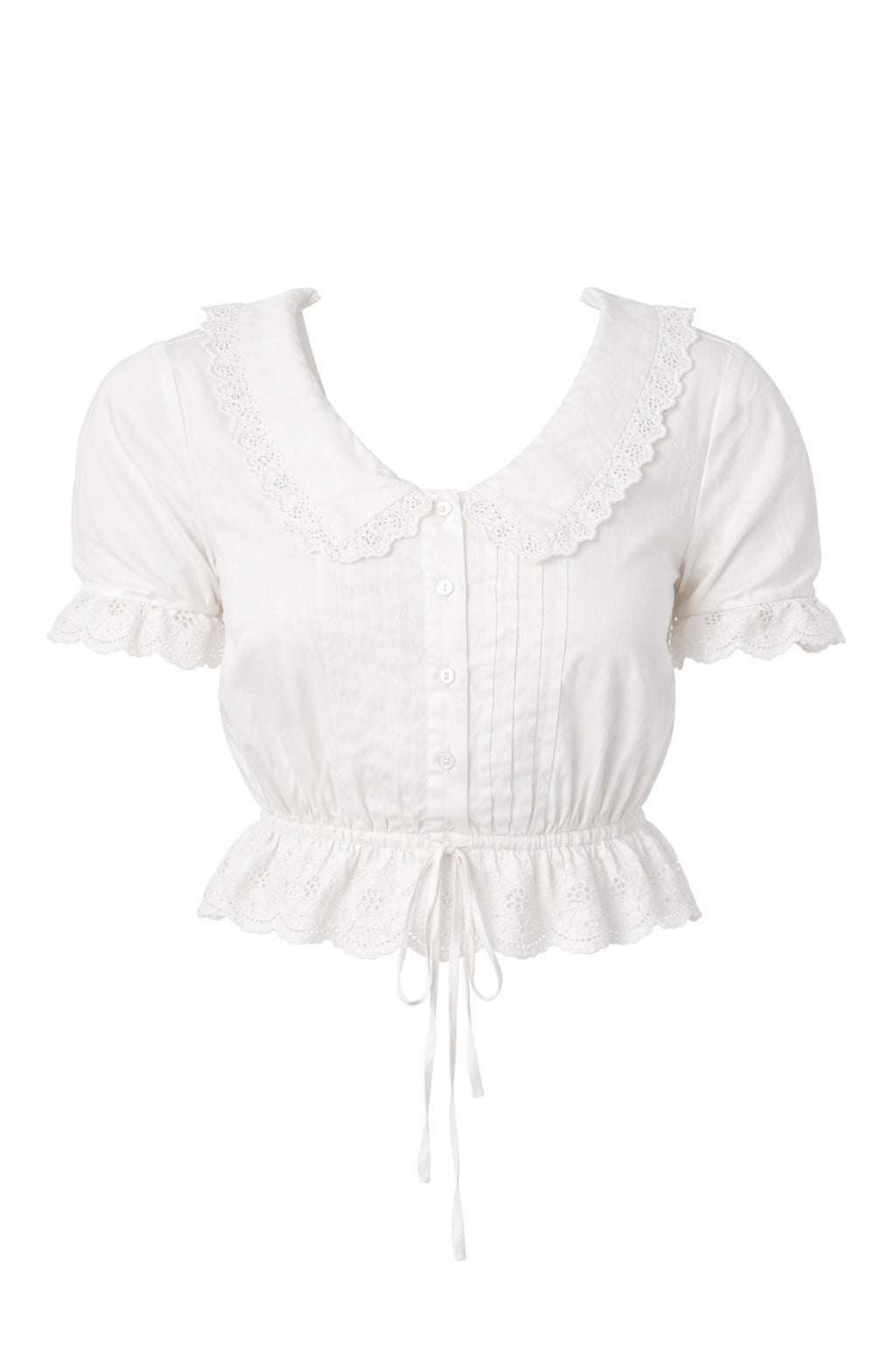 The Colette Blouse I White