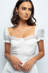 White Bellina Mini Dress