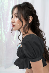 The Black Sofia Top