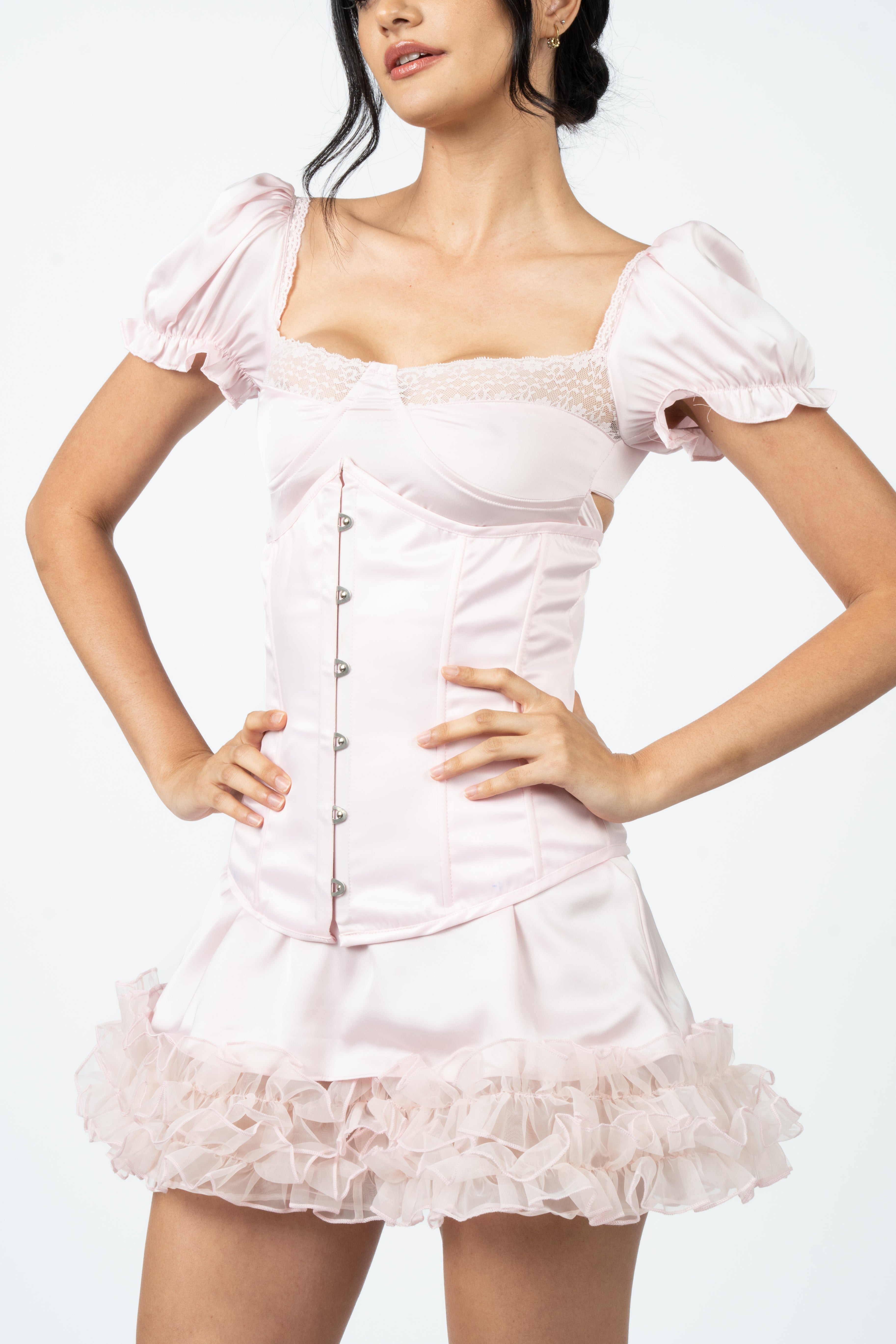The To Die For Corset - Ballerina Pink