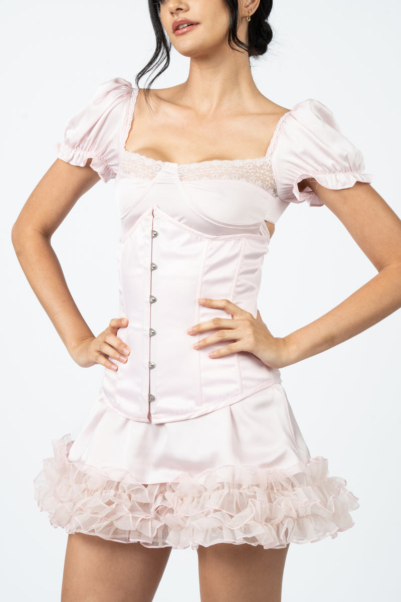 The To Die For Corset - Ballerina Pink