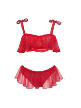 The Powder Room Panty - Ruby Red